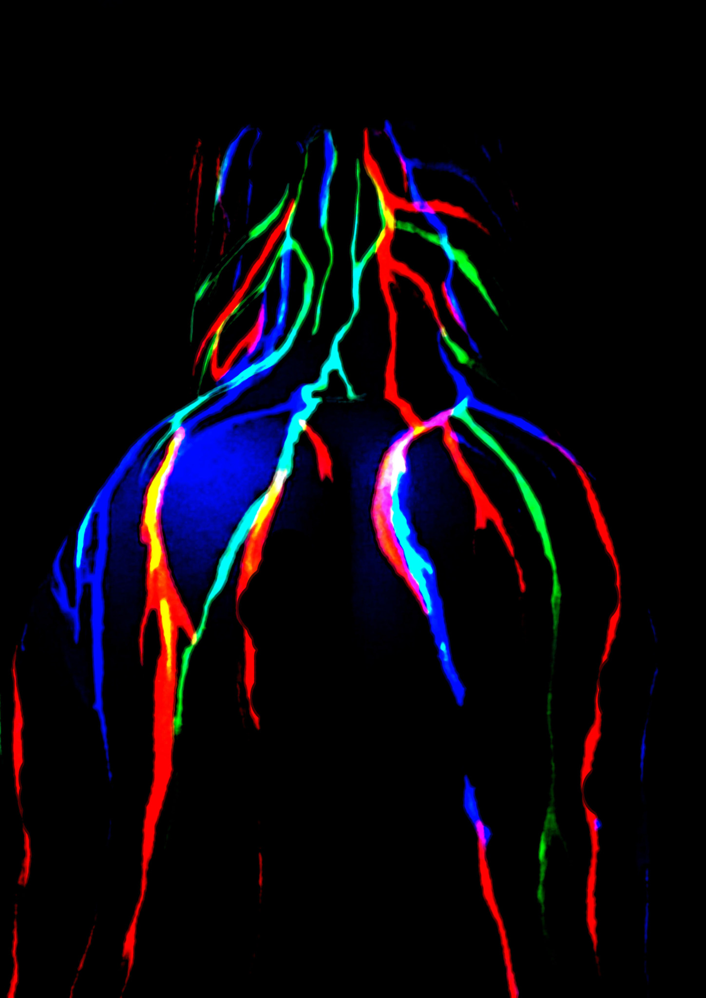 Nikon Coolpix S31 sample photo. Back bodypainting photography