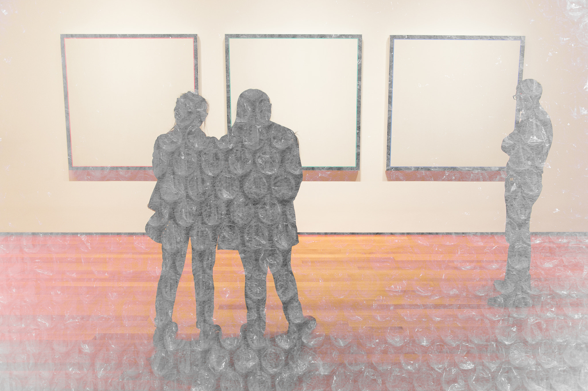 Nikon Df sample photo. Moma patrons & bubble wrap photography