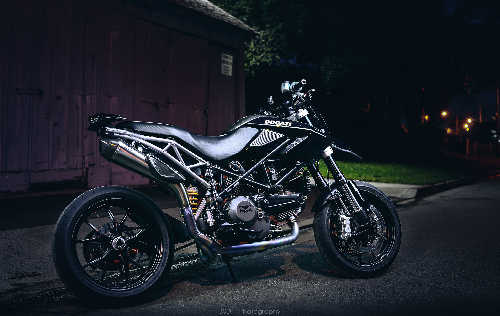 Nikon D800 sample photo. Ducati hyper motard photography