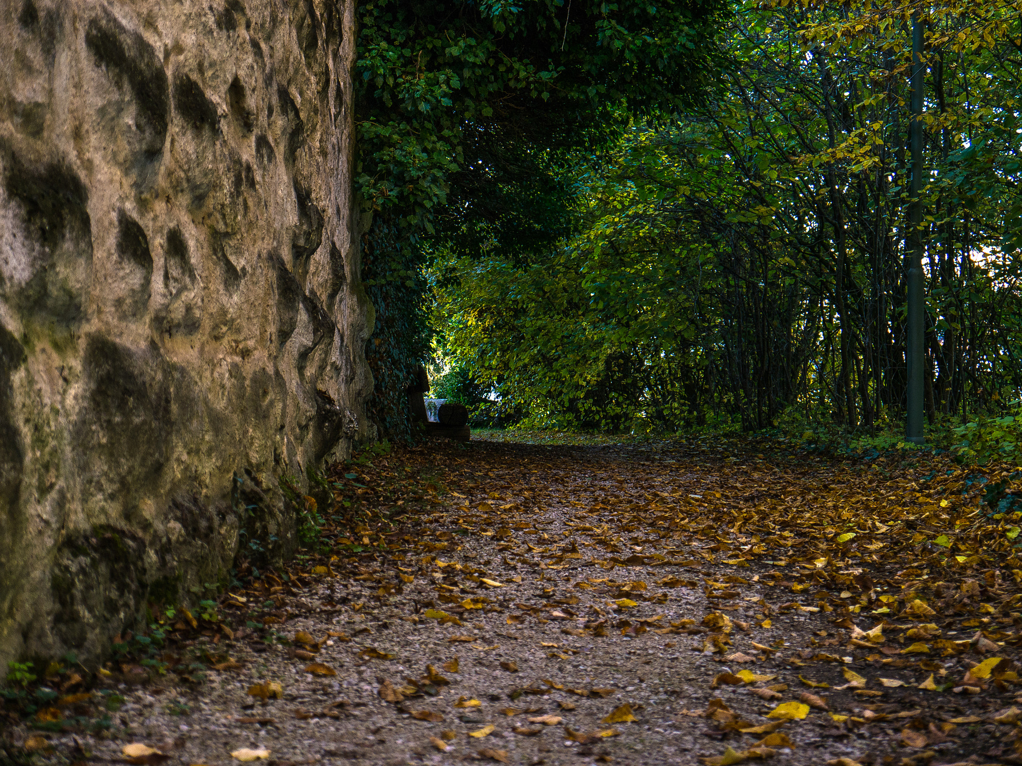 Panasonic Lumix DMC-G5 sample photo. An der schlossmauer photography