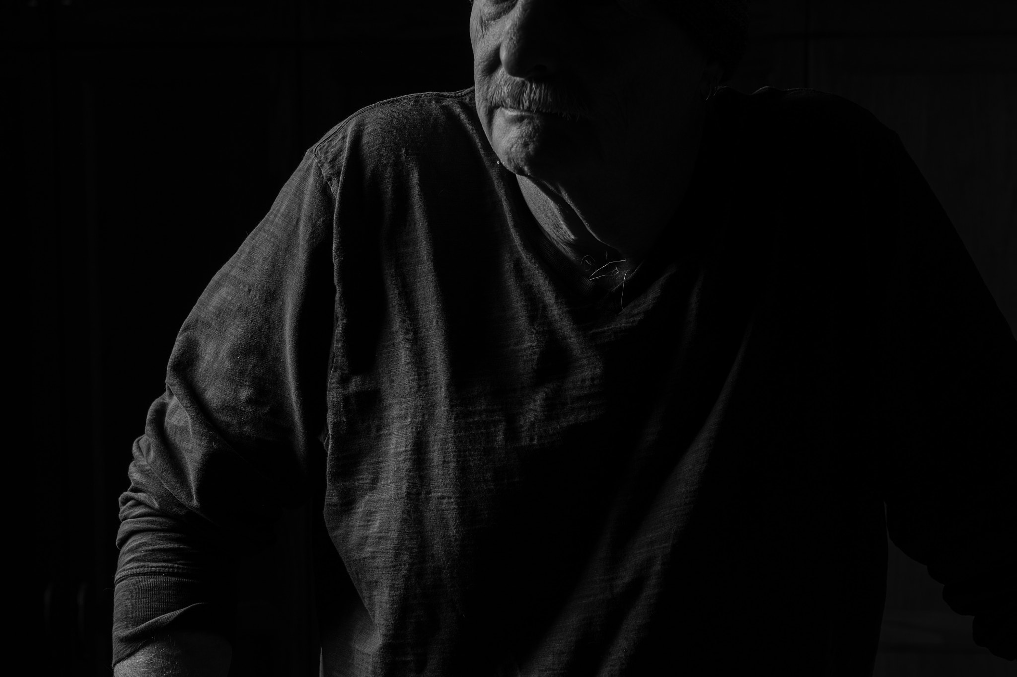 Nikon D3 sample photo. Darkness photography