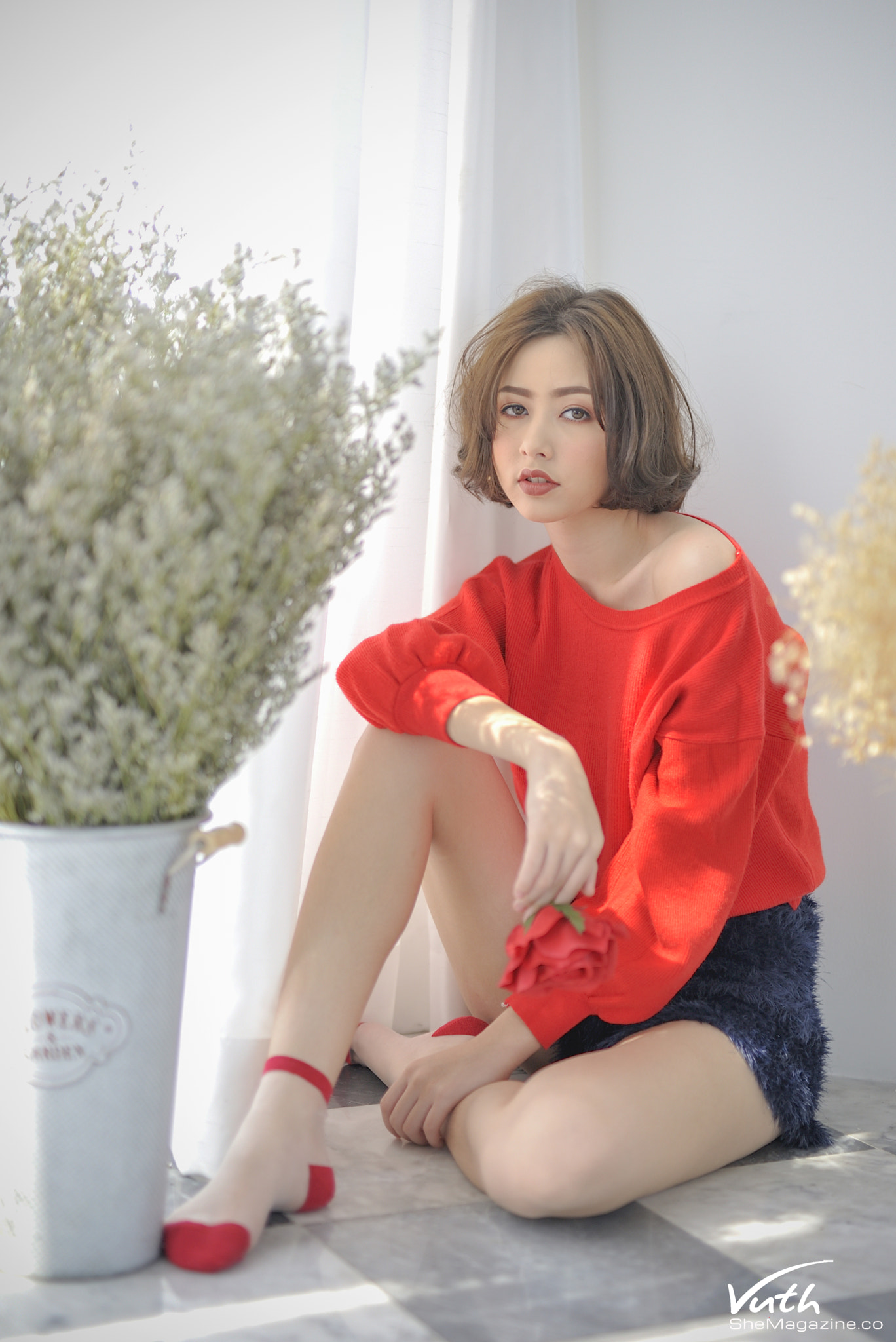 Sigma 50mm F1.4 DG HSM Art sample photo. Sophie wet look fashion photography