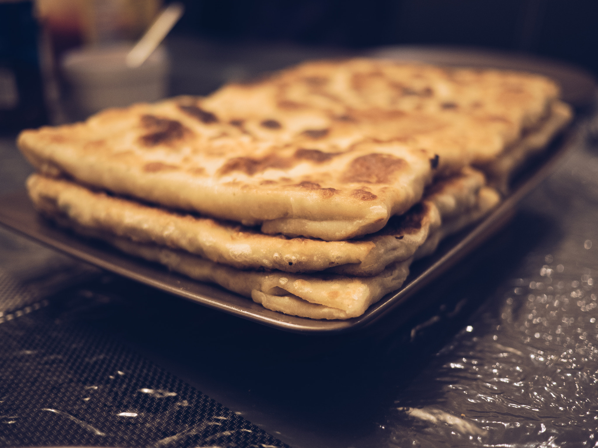 Olympus OM-D E-M5 II sample photo. Qeema paratha photography