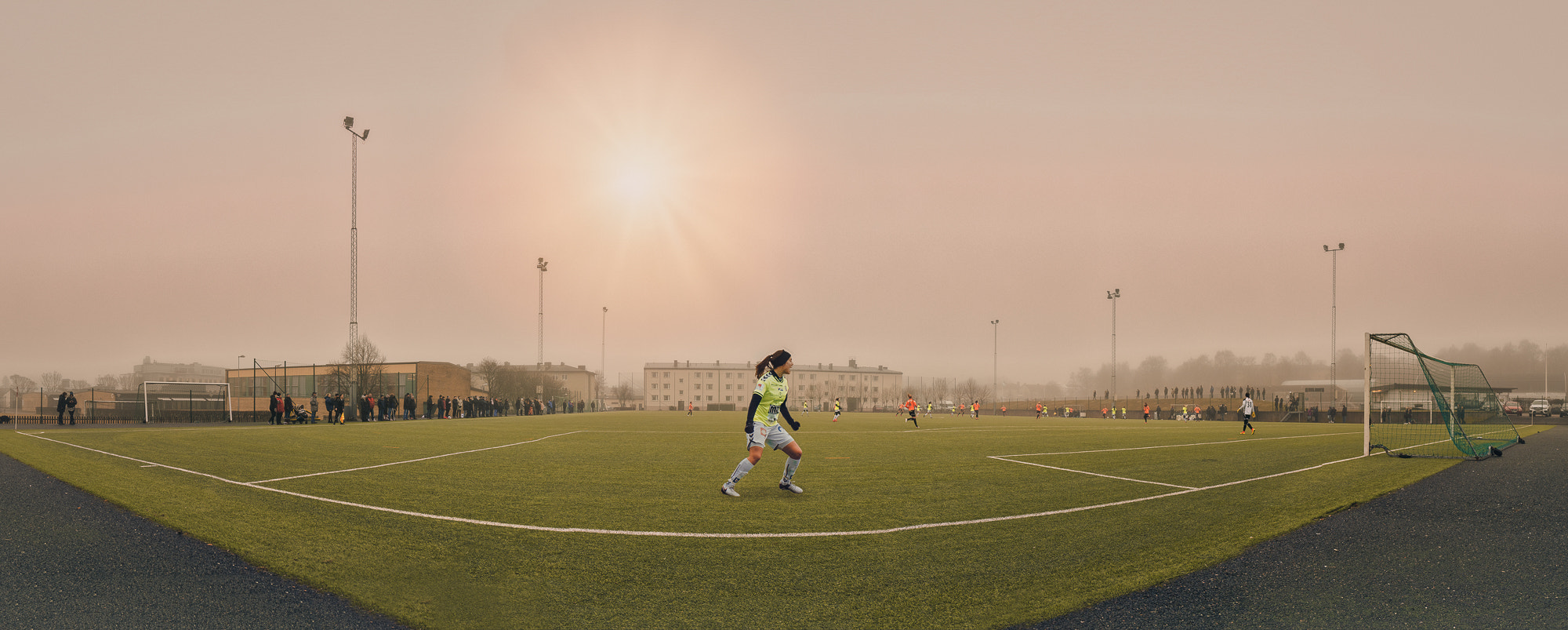 Canon EF 24-70mm F4L IS USM sample photo. Football in kungsbacka, wide angle photography