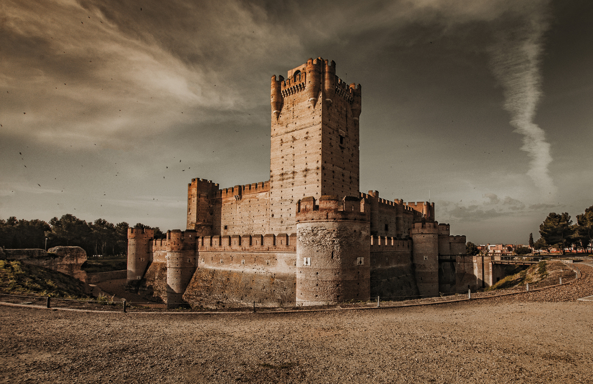 Nikon D5000 sample photo. Castillo de la mota - medina del campo - valladolid photography