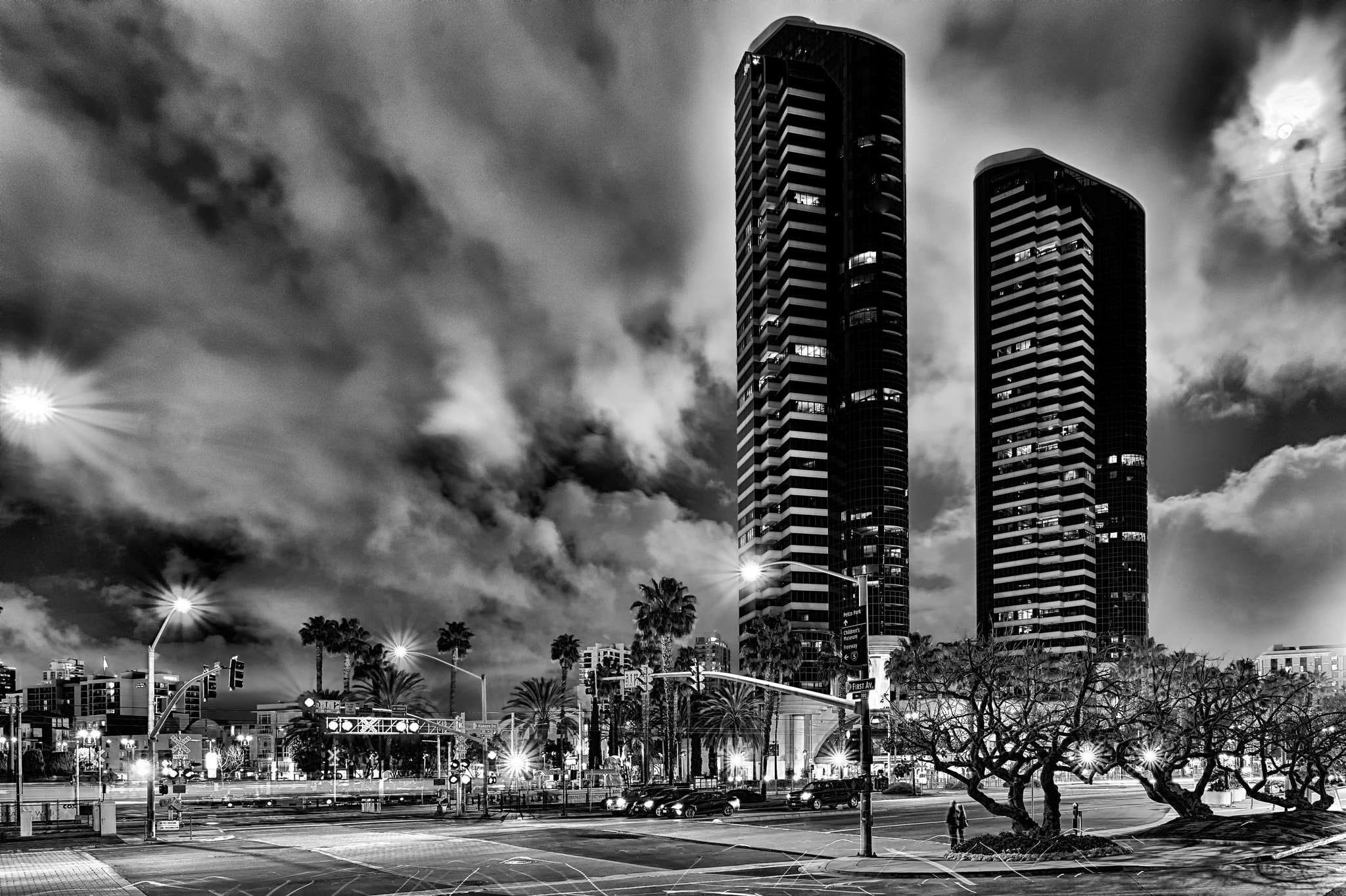 Sigma 24-70mm F2.8 EX DG HSM sample photo. Towers photography
