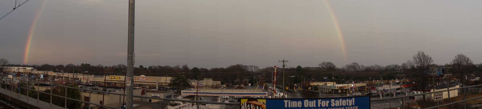 Sony SLT-A55 (SLT-A55V) sample photo. A rainbow from end to end god speaks lol photography