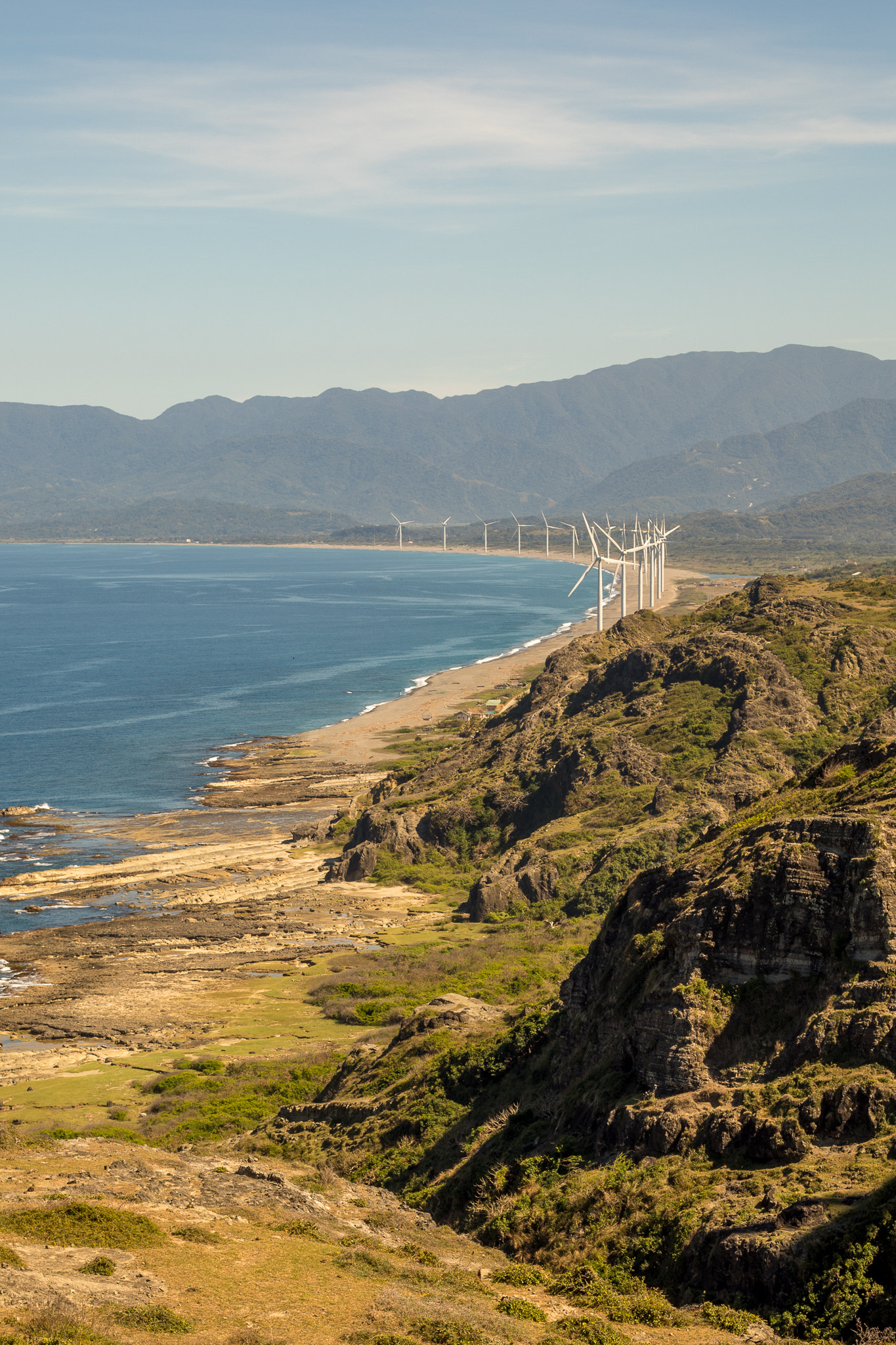 Canon EF 50mm F1.8 II sample photo. Bangui wind farm photography