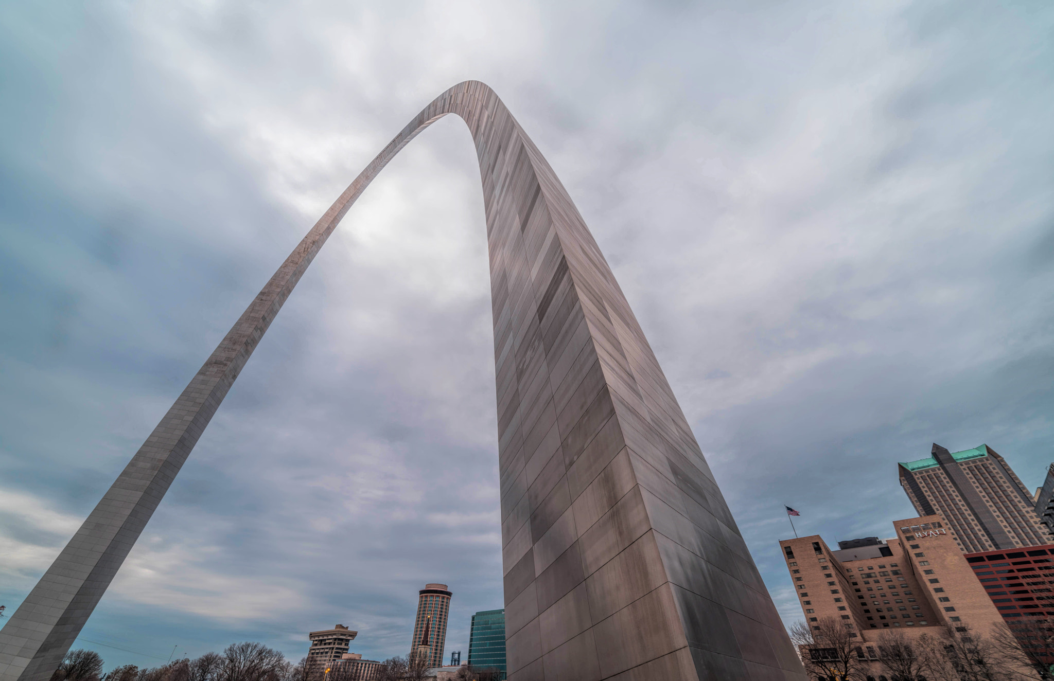 A Series Lens sample photo. St. louis arch photography