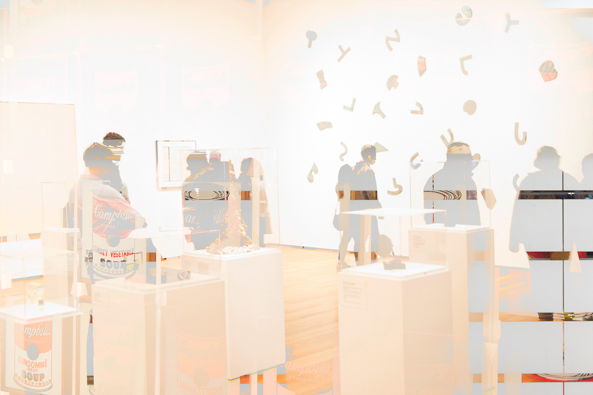 Nikon Df sample photo. Moma patrons and a splash of andy warhol photography