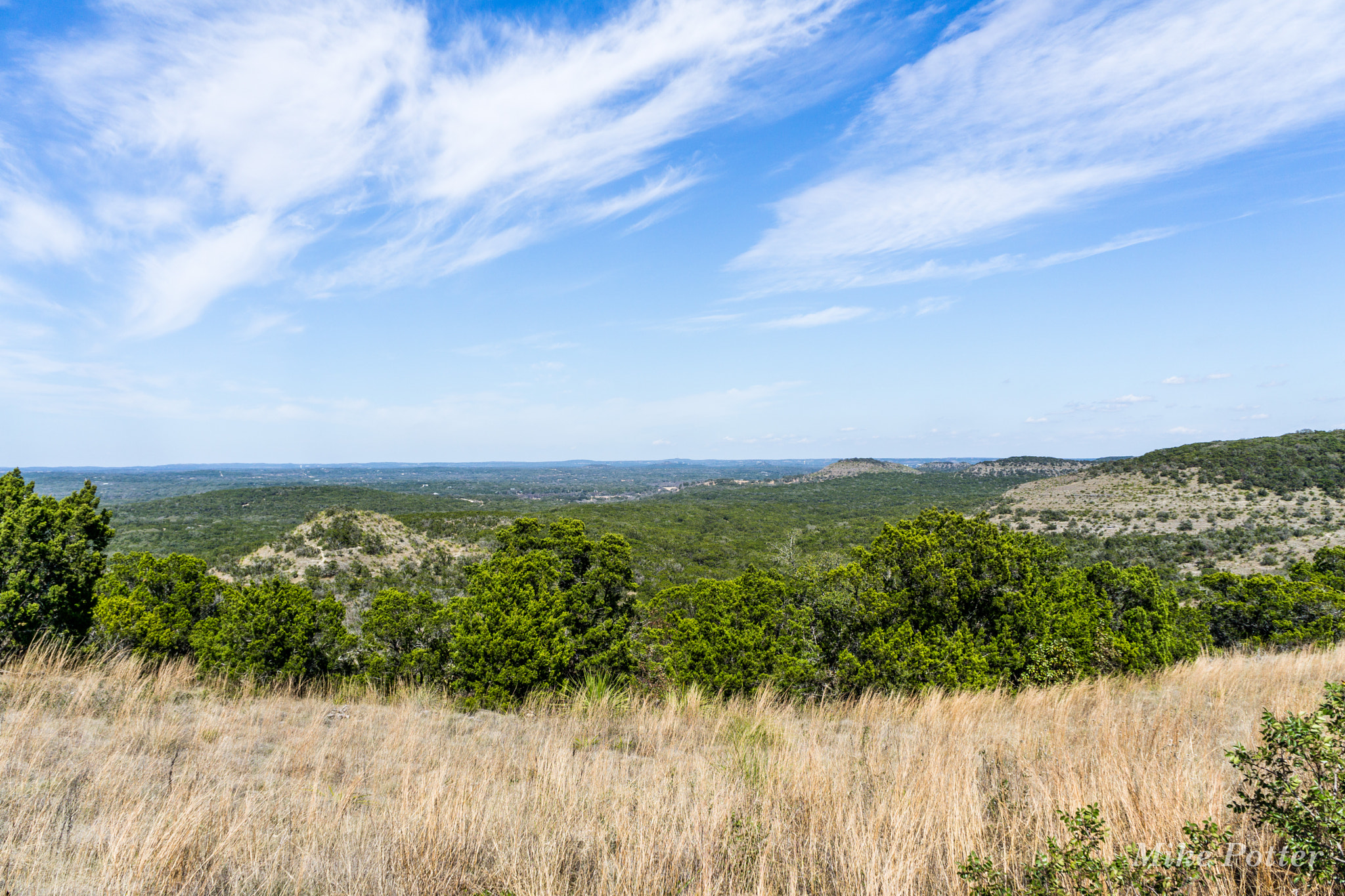 Sony a6000 sample photo. View towards wimberley photography