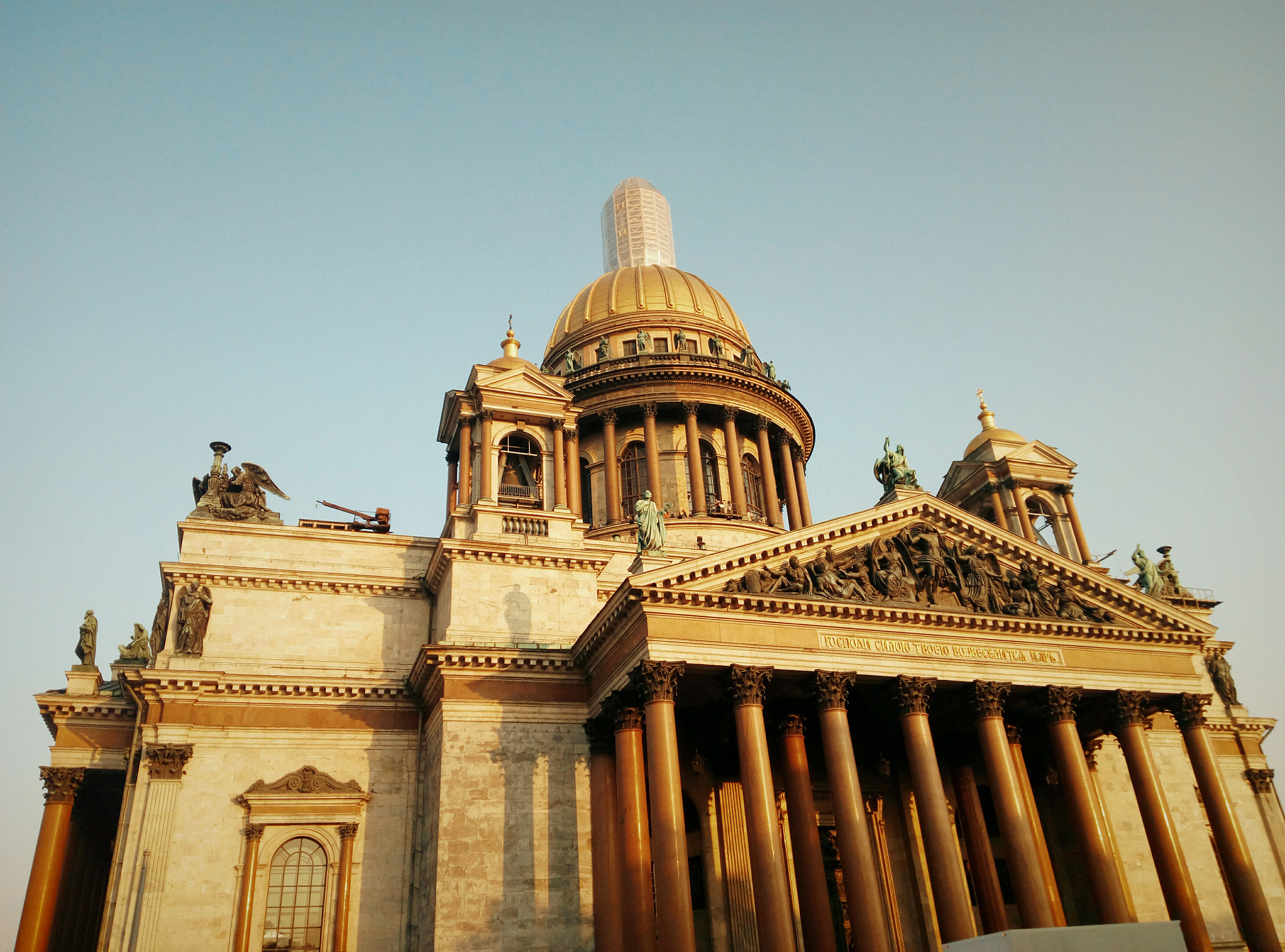 Meizu m1 metal sample photo. Saint isaac's cathedral photography