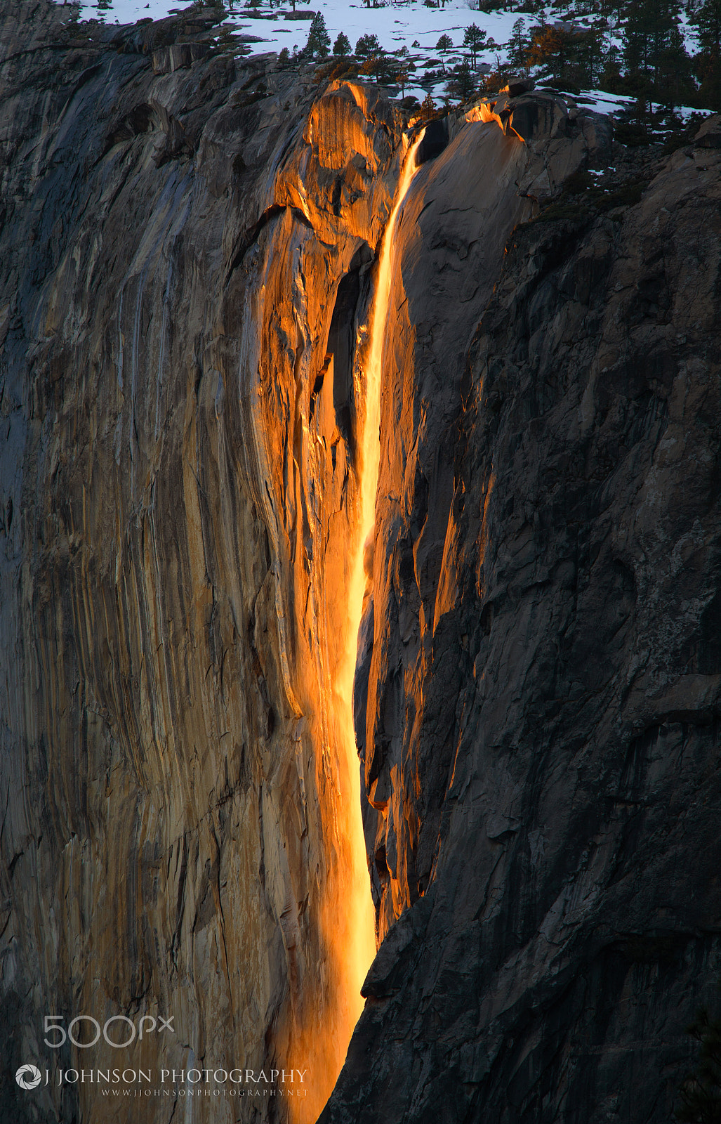 Canon EF 28-300mm F3.5-5.6L IS USM sample photo. Yosemite horsetail falls photography