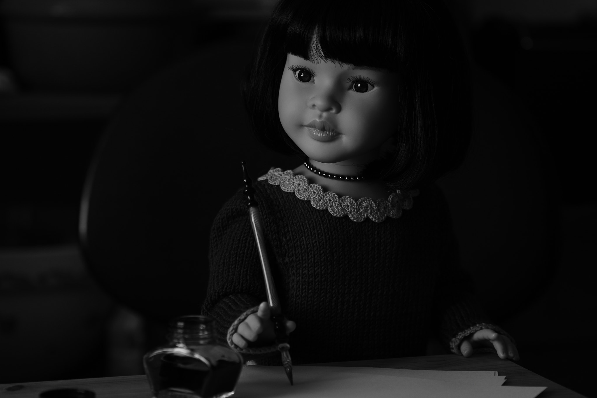 Nikon D7200 sample photo. Doing her homework photography