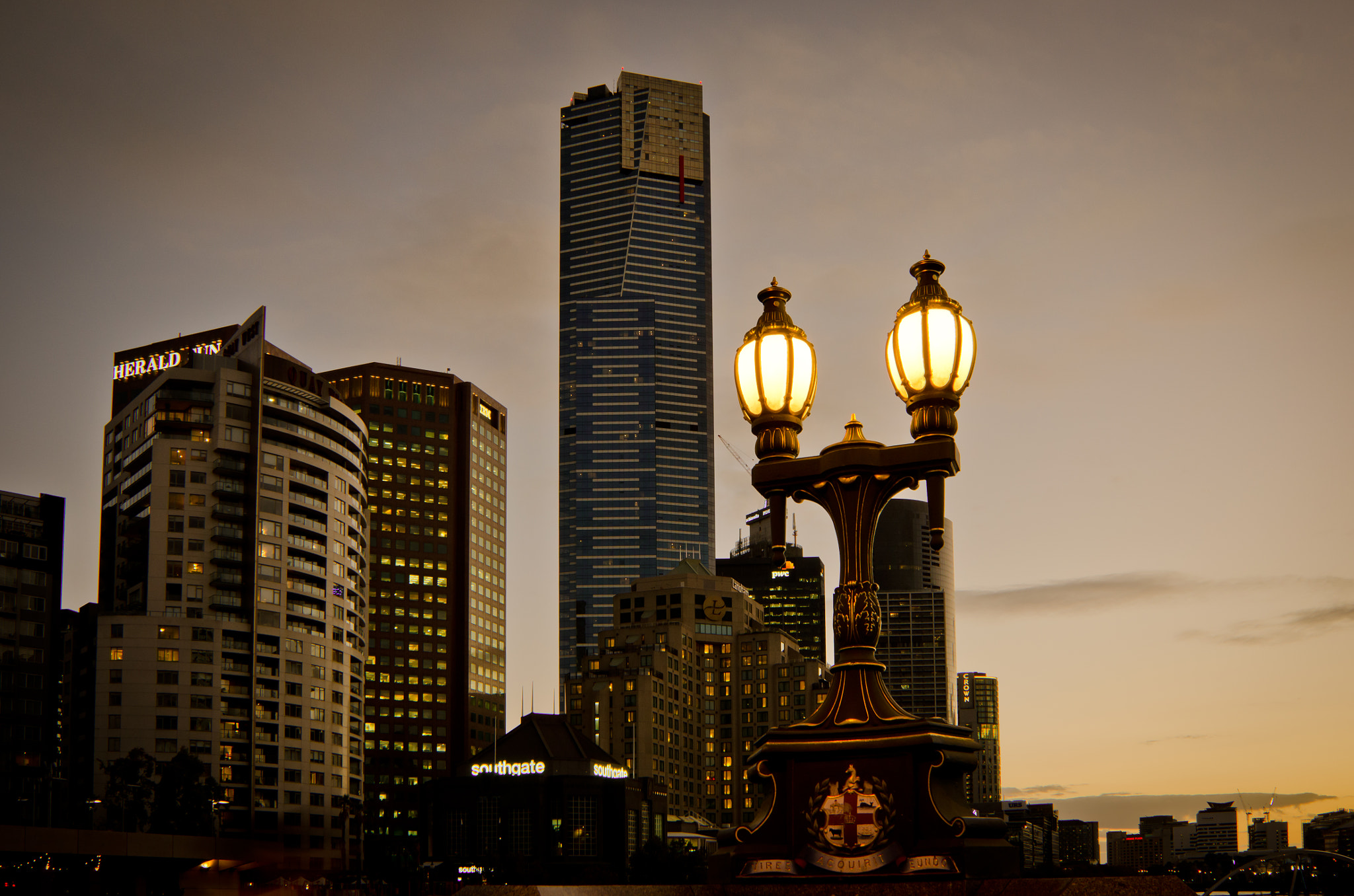 Sigma 10-20mm F4-5.6 EX DC HSM sample photo. Melbourne sunset colpearson photography