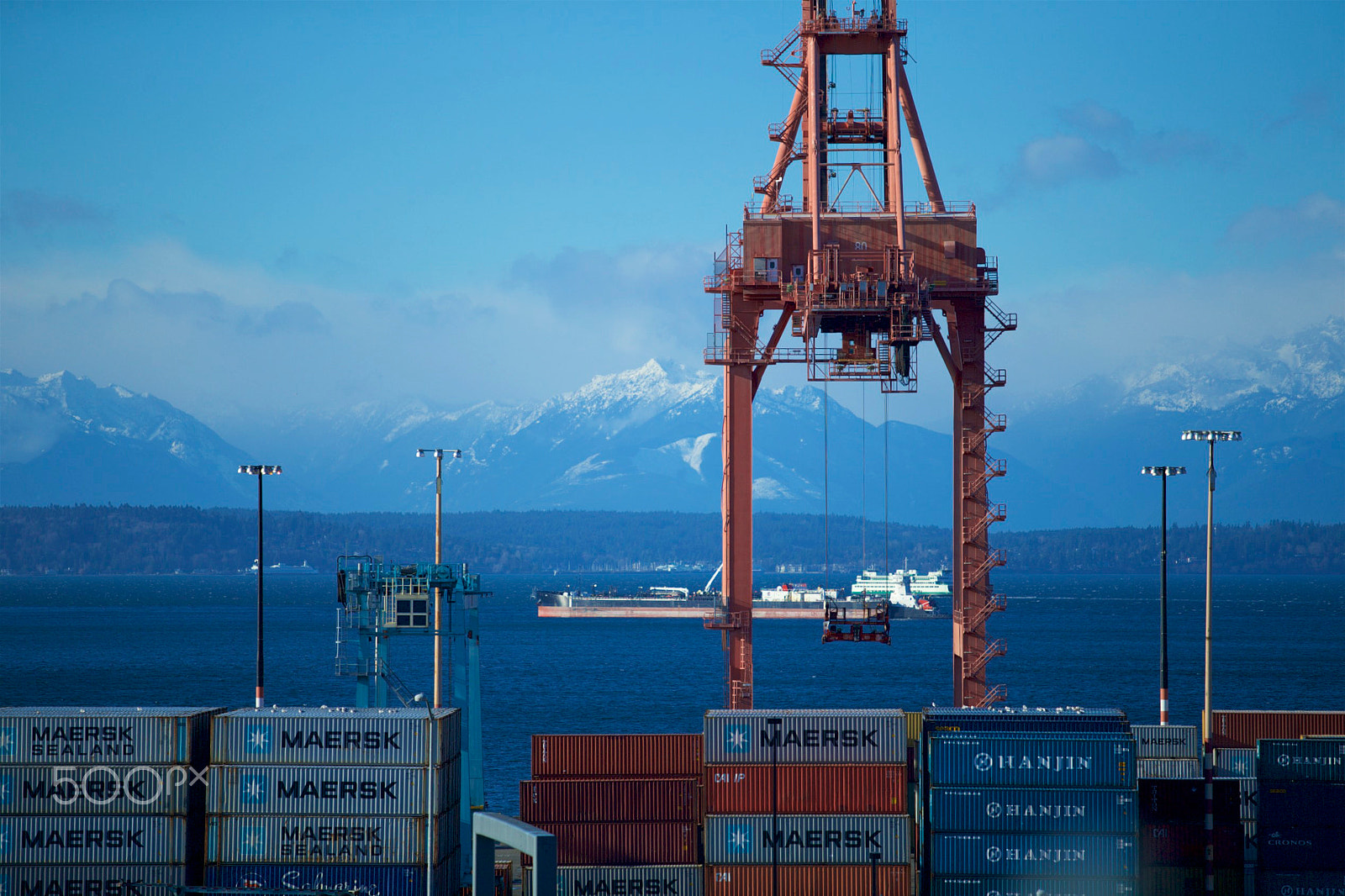 Canon EF 70-200mm F2.8L USM sample photo. Busy port photography