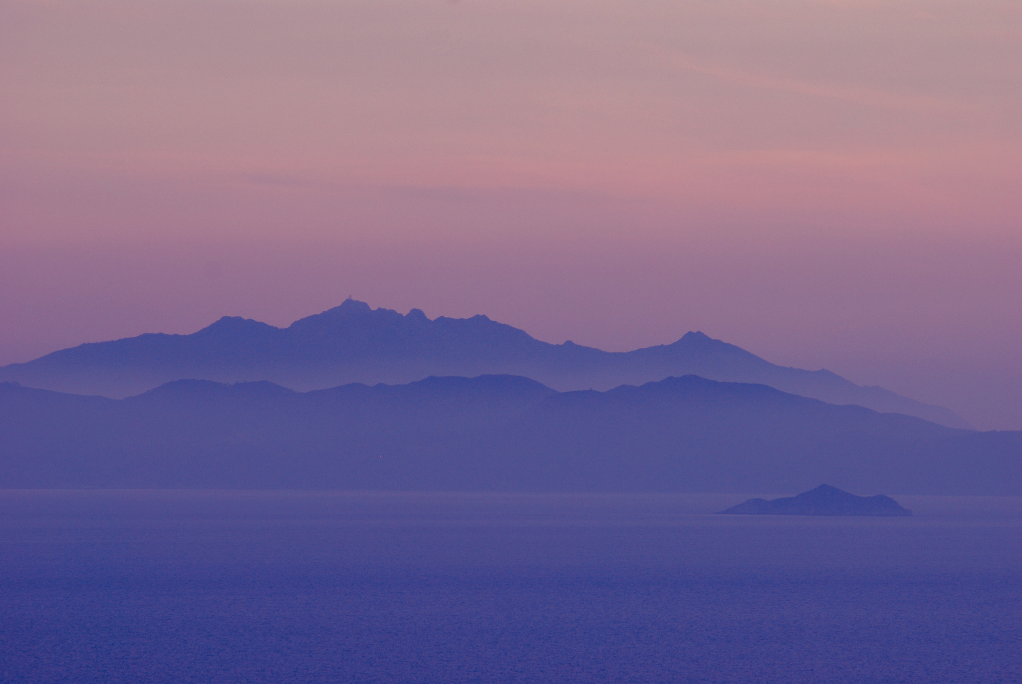 Nikon D80 sample photo. View to corsica photography