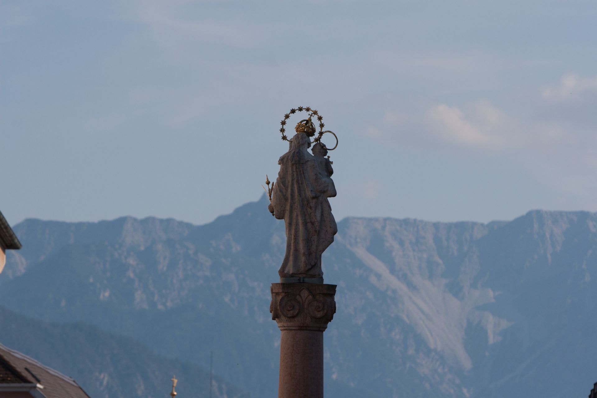 Canon EF 70-200mm F2.8L IS USM sample photo. Mariensäule in murnau photography