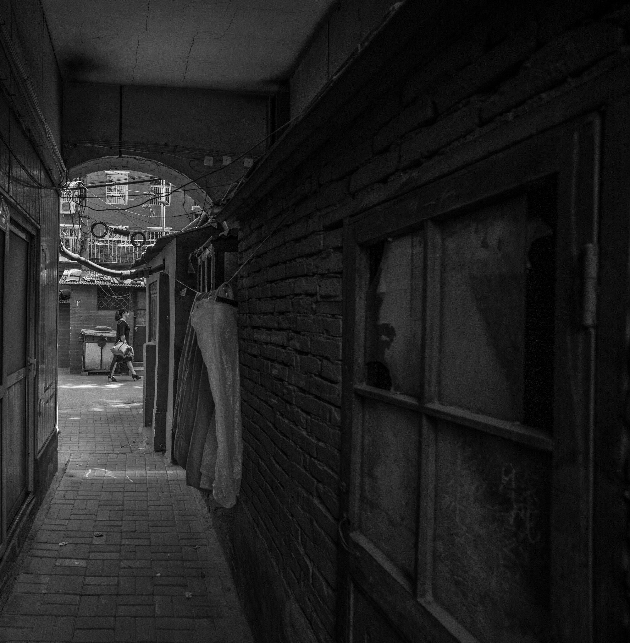 Nikon Df sample photo. 胡同一瞥 photography