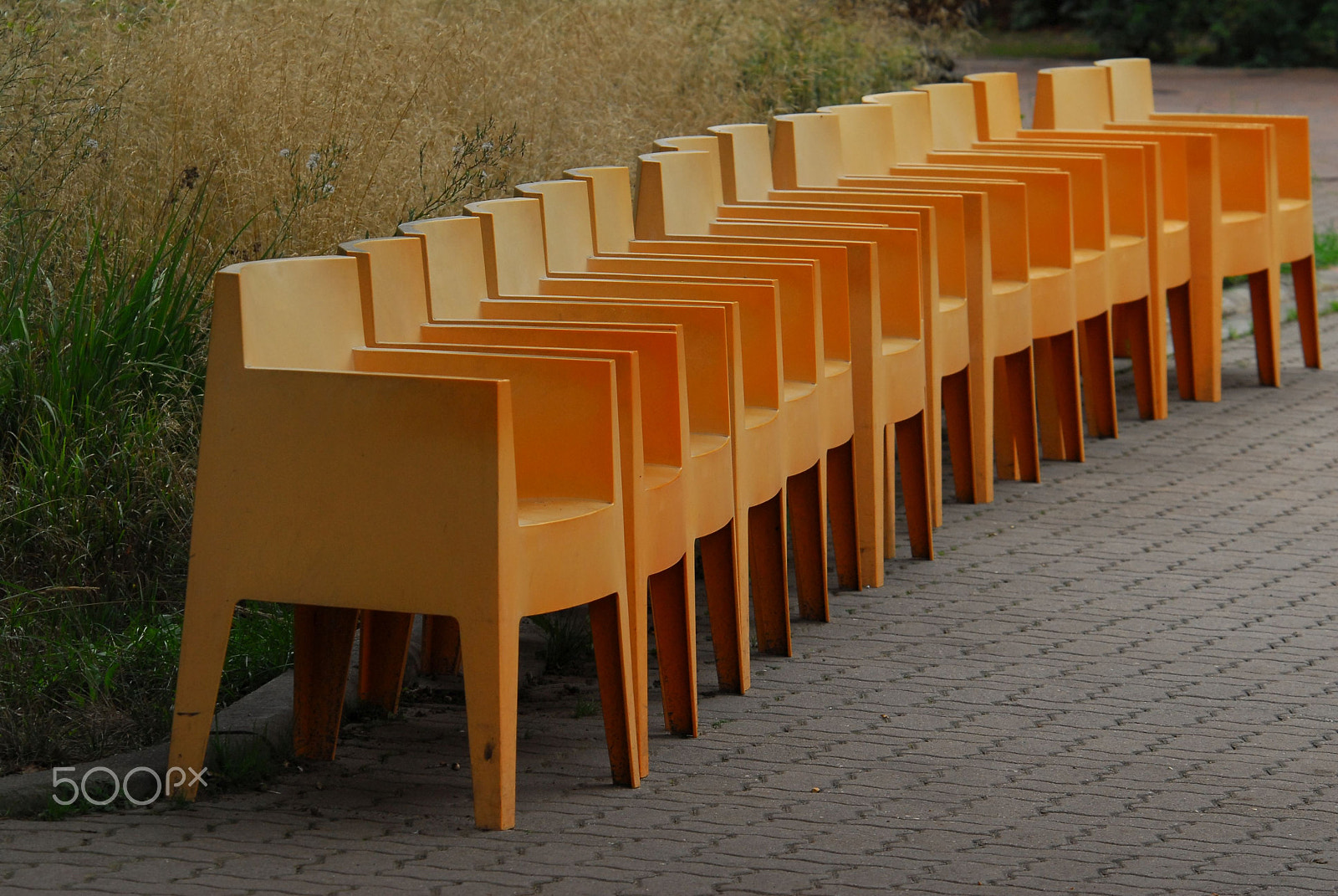 Nikon D200 sample photo. Chairs photography