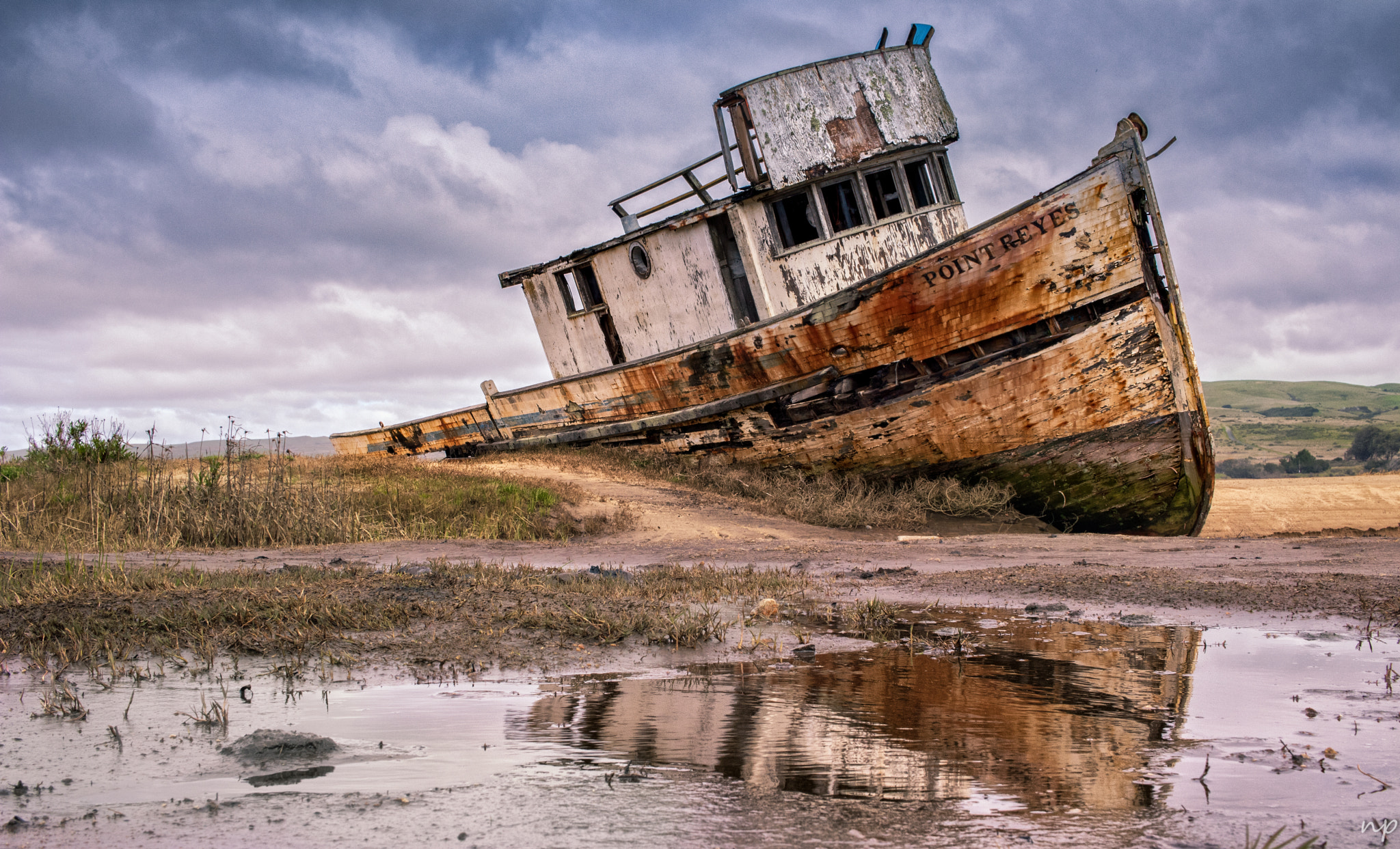 Canon EF-S 24mm F2.8 STM sample photo. Point reyes shipwreck photography