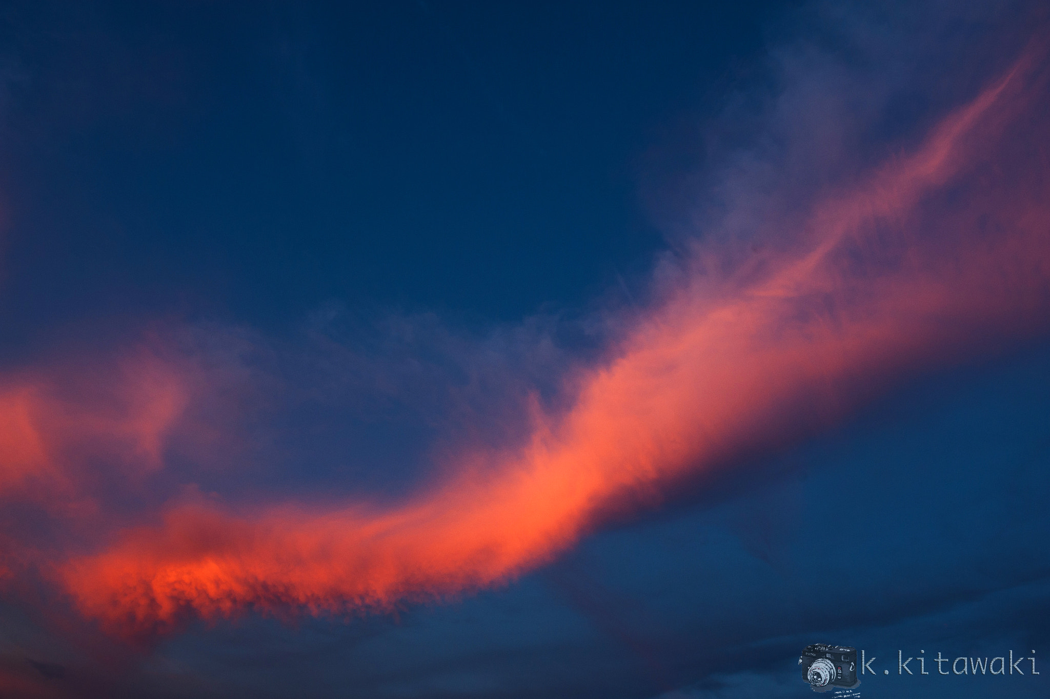 Nikon D700 sample photo. Clouds that turn red photography