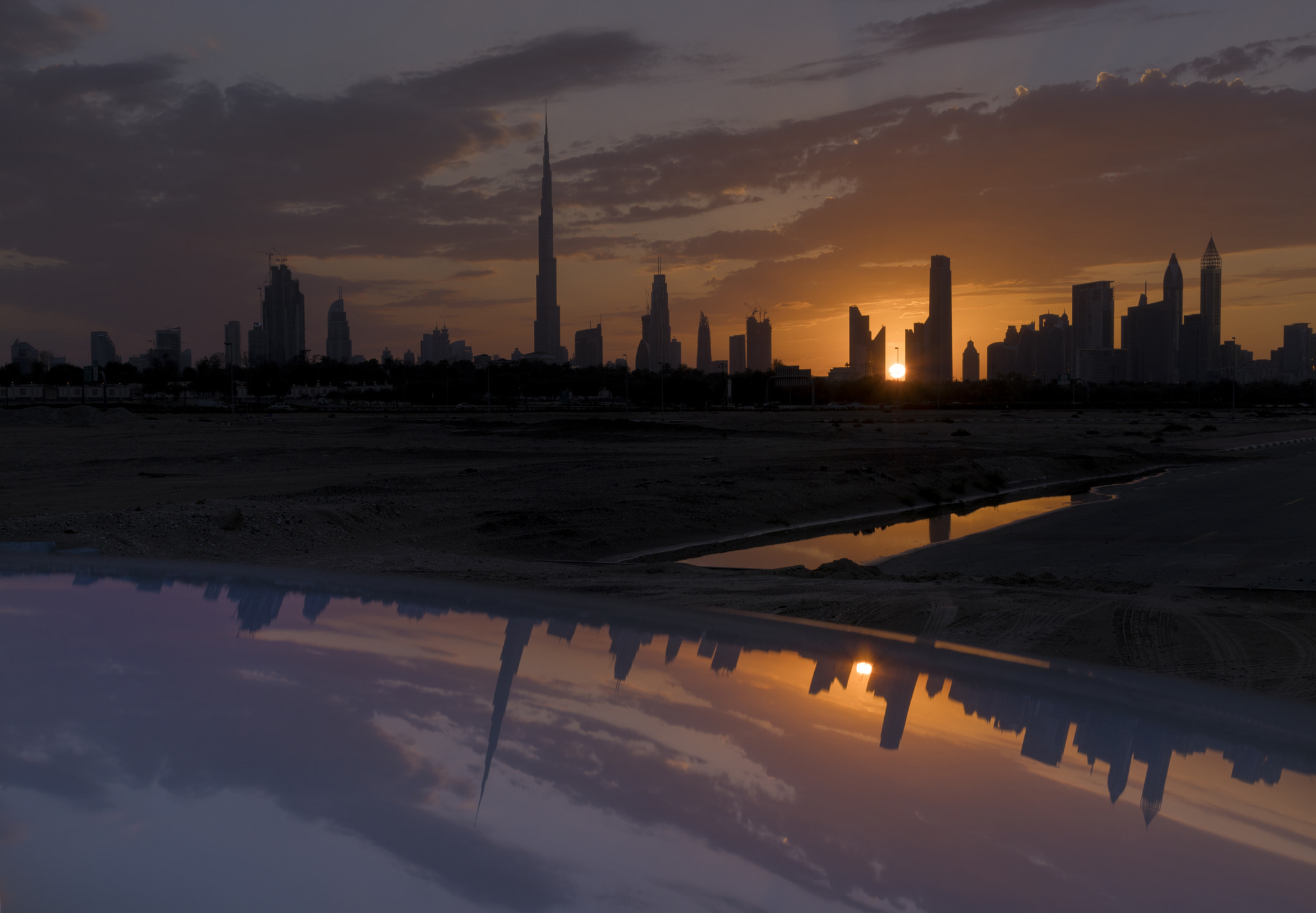 Sony Cyber-shot DSC-RX1R II sample photo. Dubai at sunset photography