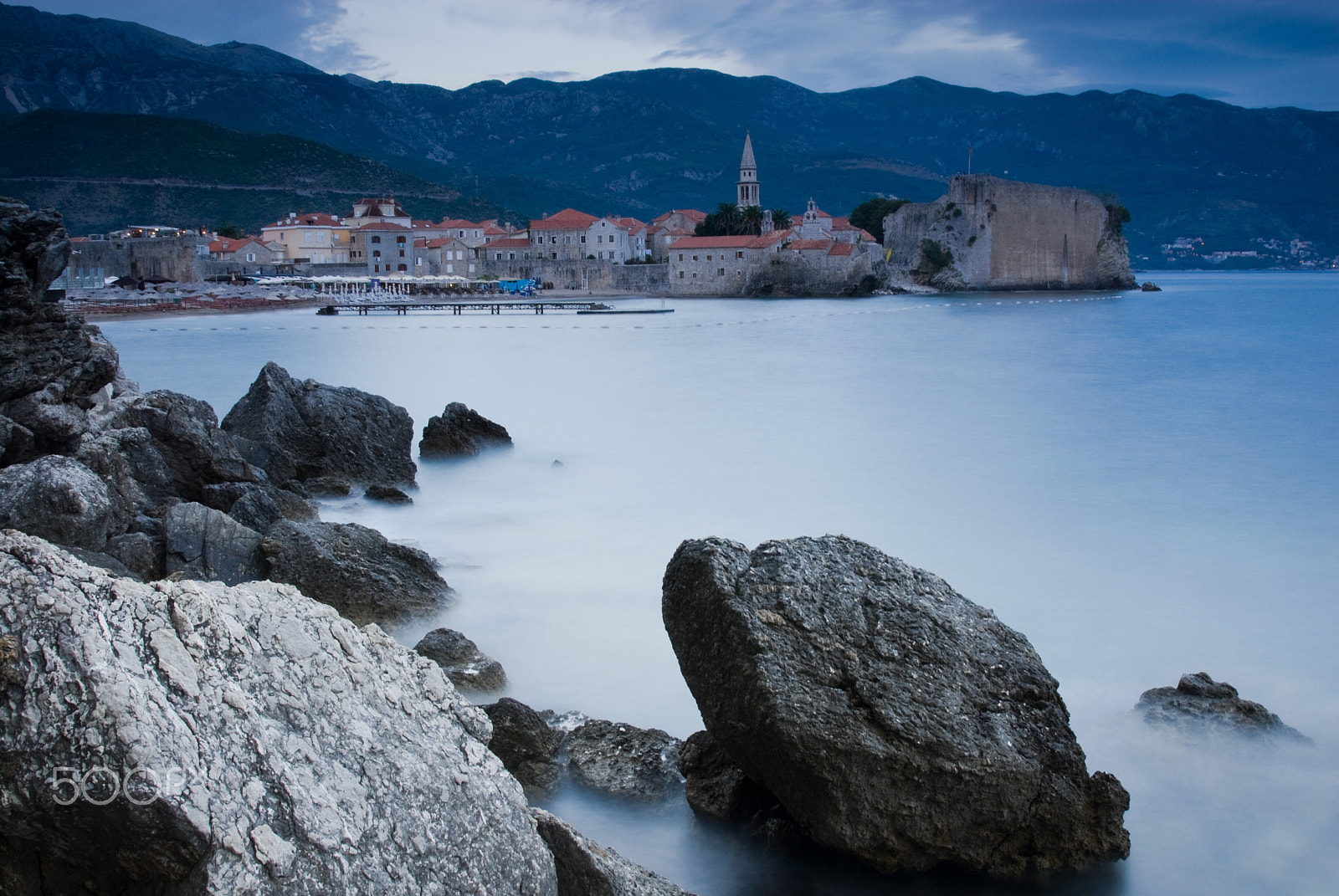 Nikon AF-S Nikkor 24-120mm F4G ED VR sample photo. Old town of budva photography