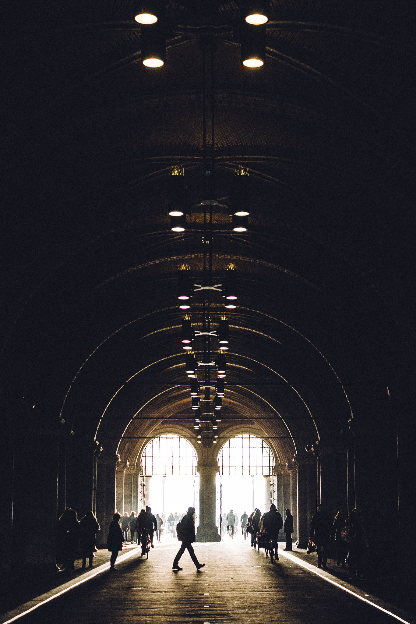 Canon EOS 650D (EOS Rebel T4i / EOS Kiss X6i) sample photo. Underneath the rijksmuseum tunnel in amsterdam trying not to get ran over by one of the many bikes. photography