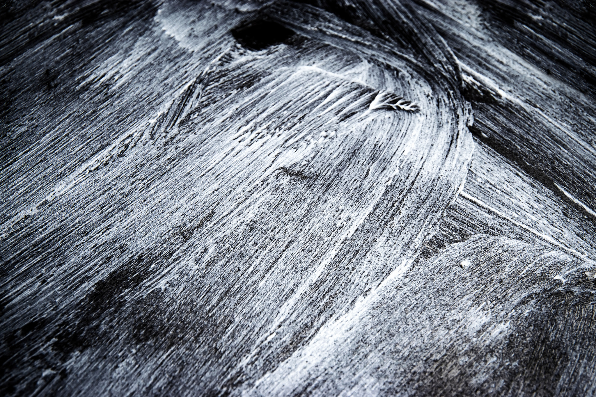 Nikon D5500 sample photo. Abstract grease on baking sheet photography