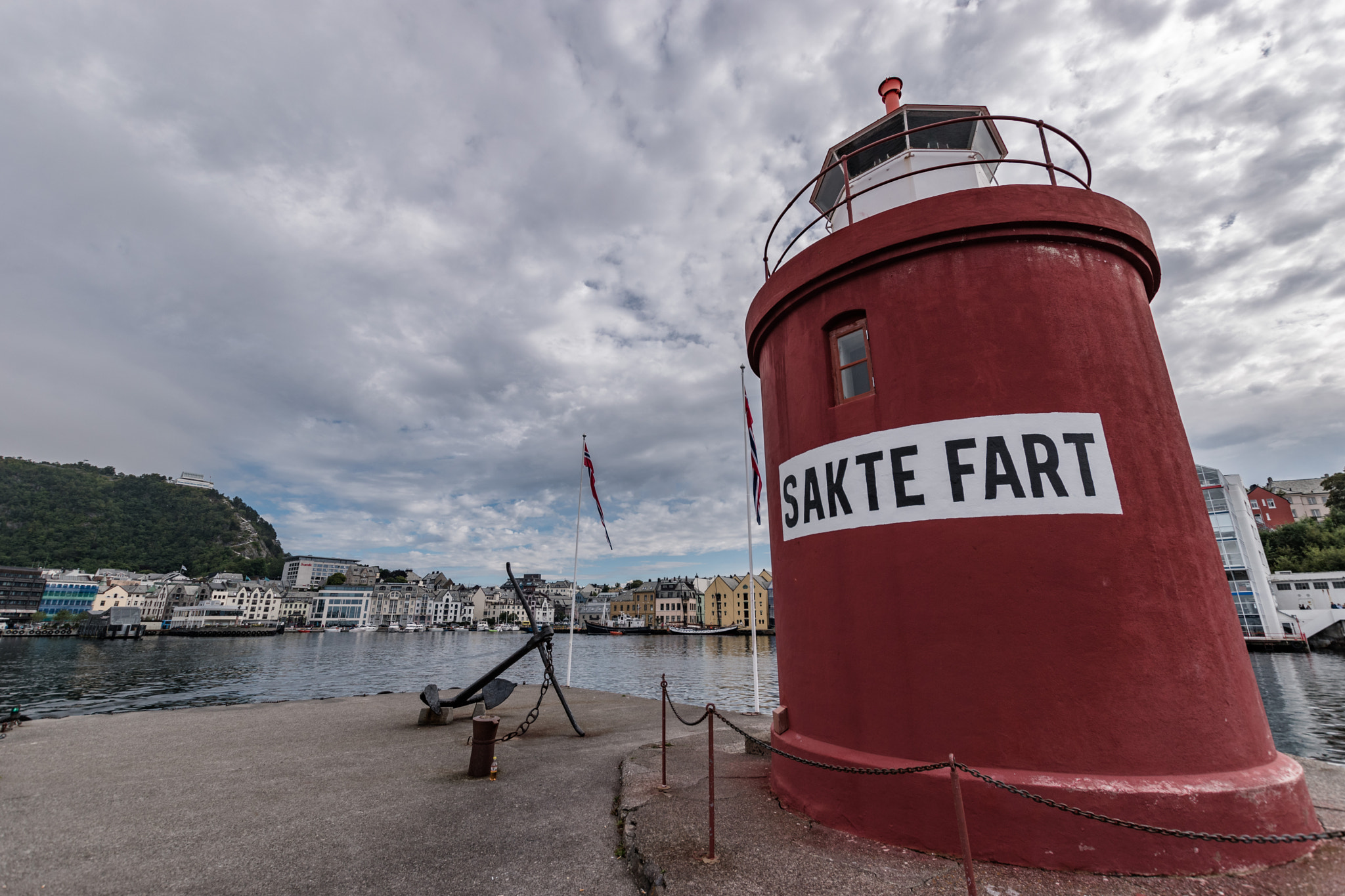 Nikon D5500 + Sigma 10-20mm F3.5 EX DC HSM sample photo. Old lighthouse, Ålesund (norway) photography