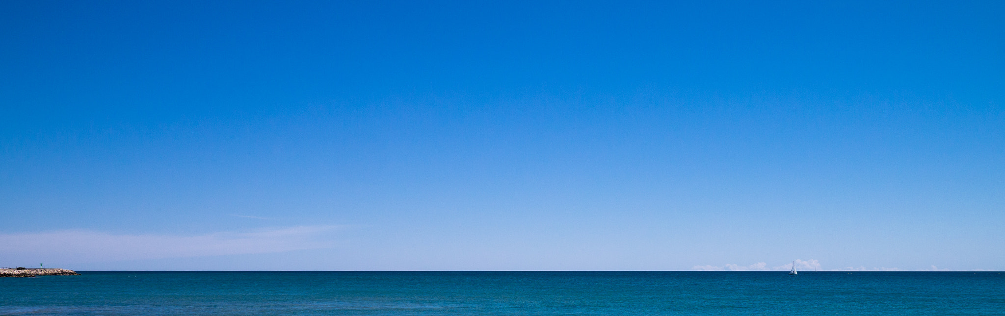 Panasonic Lumix DMC-GX1 sample photo. Sea in sitges photography