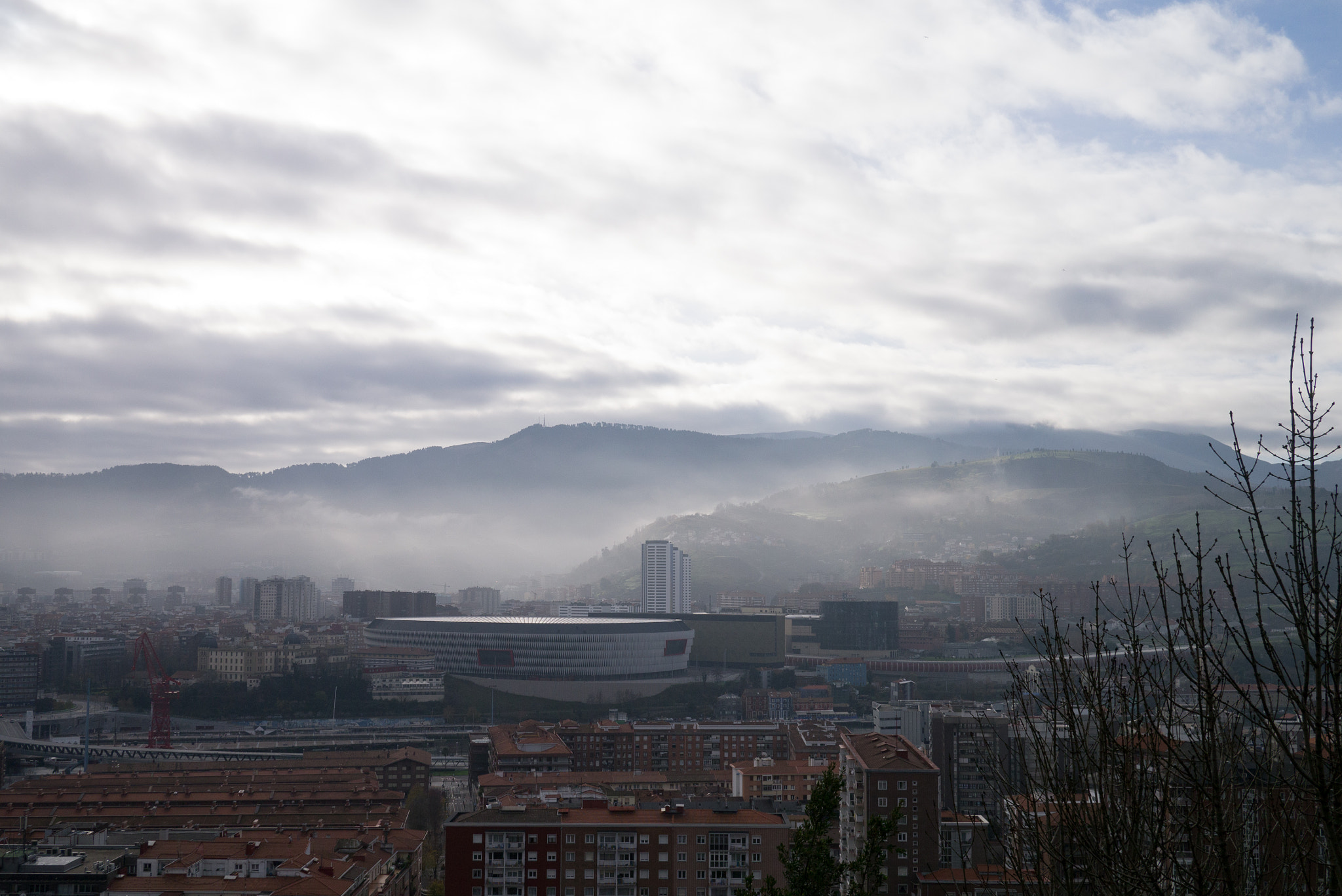 Panasonic Lumix DMC-GX1 sample photo. Bilbao, overcast photography