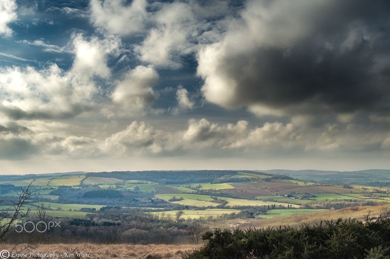Nikon D500 sample photo. Winter cotswold view photography