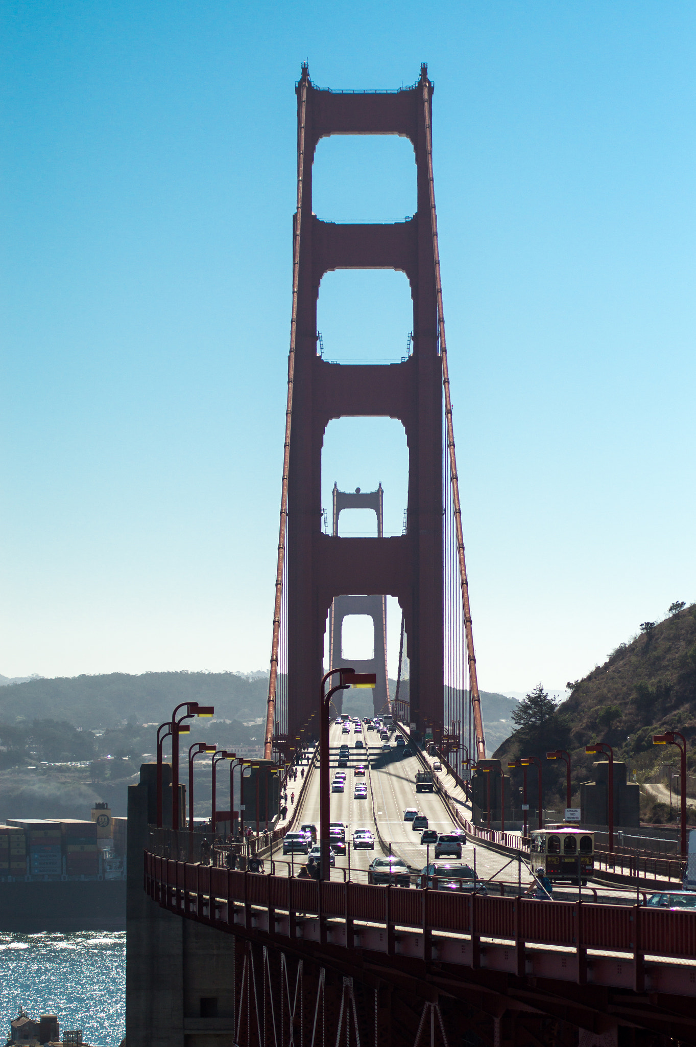 Sony SLT-A58 + Minolta AF 70-210mm F4 Macro sample photo. Golden gate bridge photography