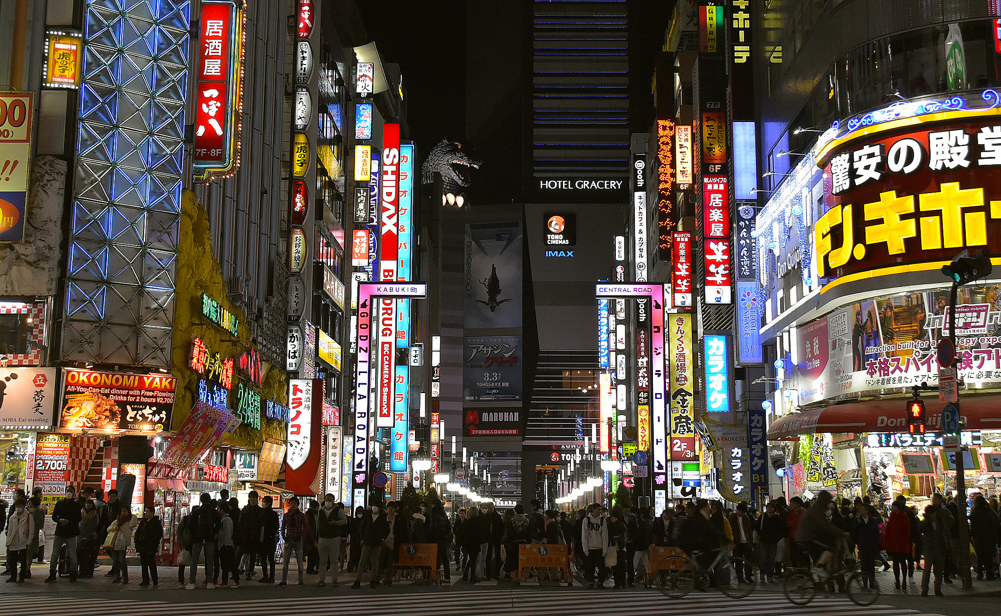 Sigma 18-250mm F3.5-6.3 DC Macro OS HSM sample photo. Tokyo shinjuku kabukicho photography