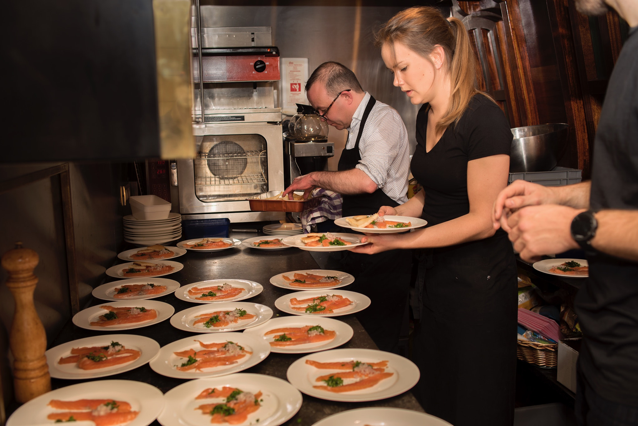 Nikon D810 sample photo. Diner at the gentse barge, belgium photography