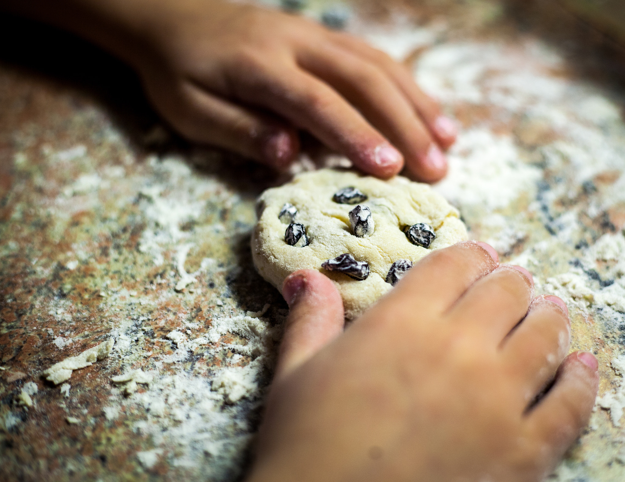 Canon EOS 5D sample photo. Hands and dough photography