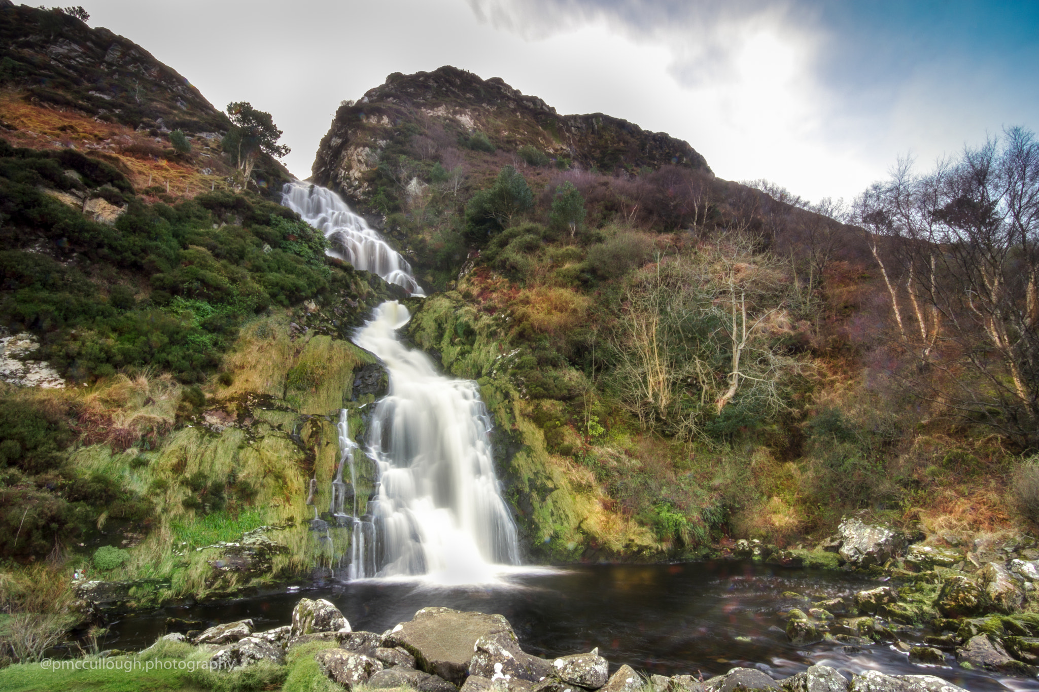 Tokina AT-X Pro 11-16mm F2.8 DX sample photo. Assaranca waterfall, donegal photography