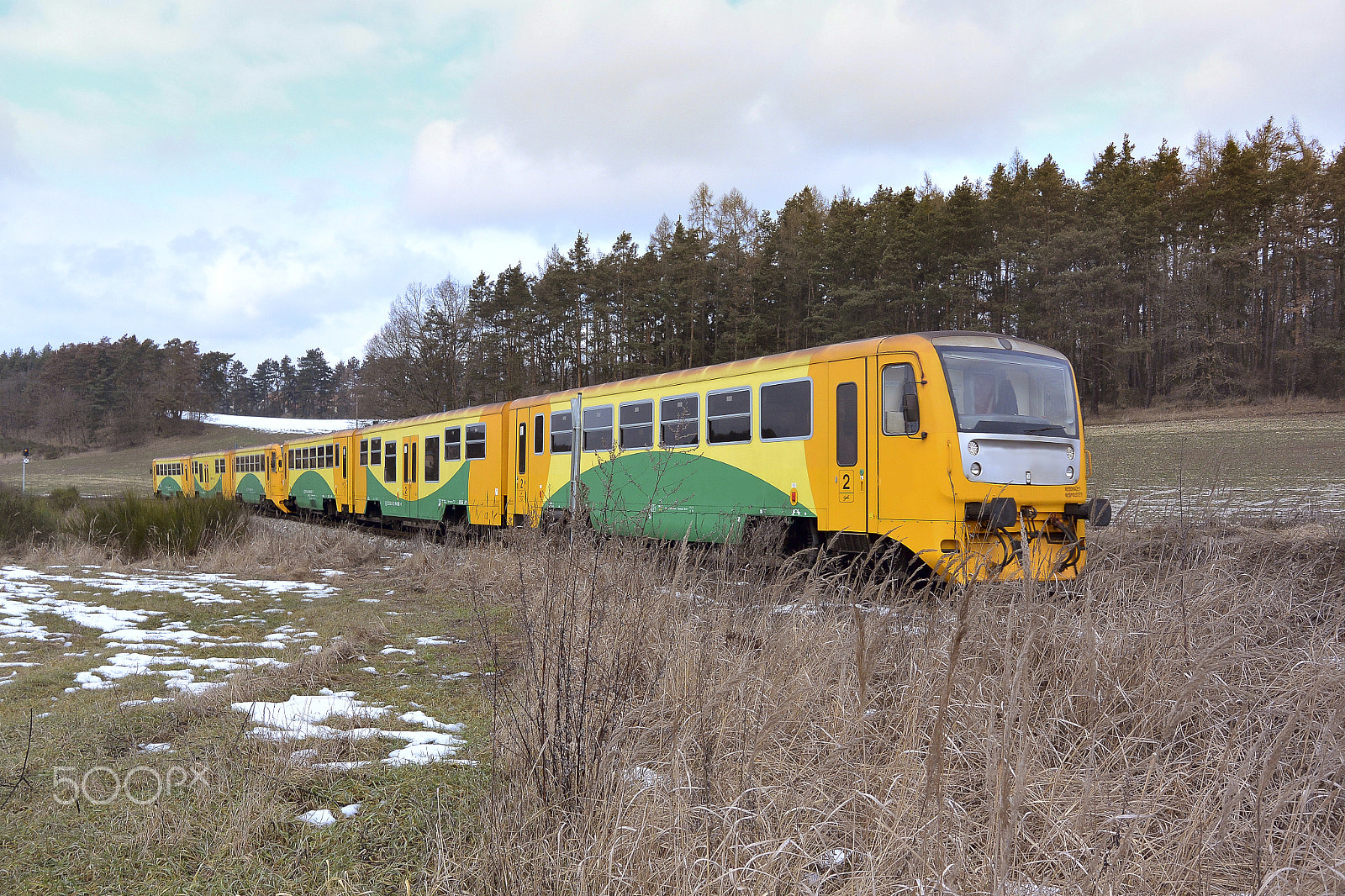 Nikon 1 AW1 sample photo. Passanger train photography