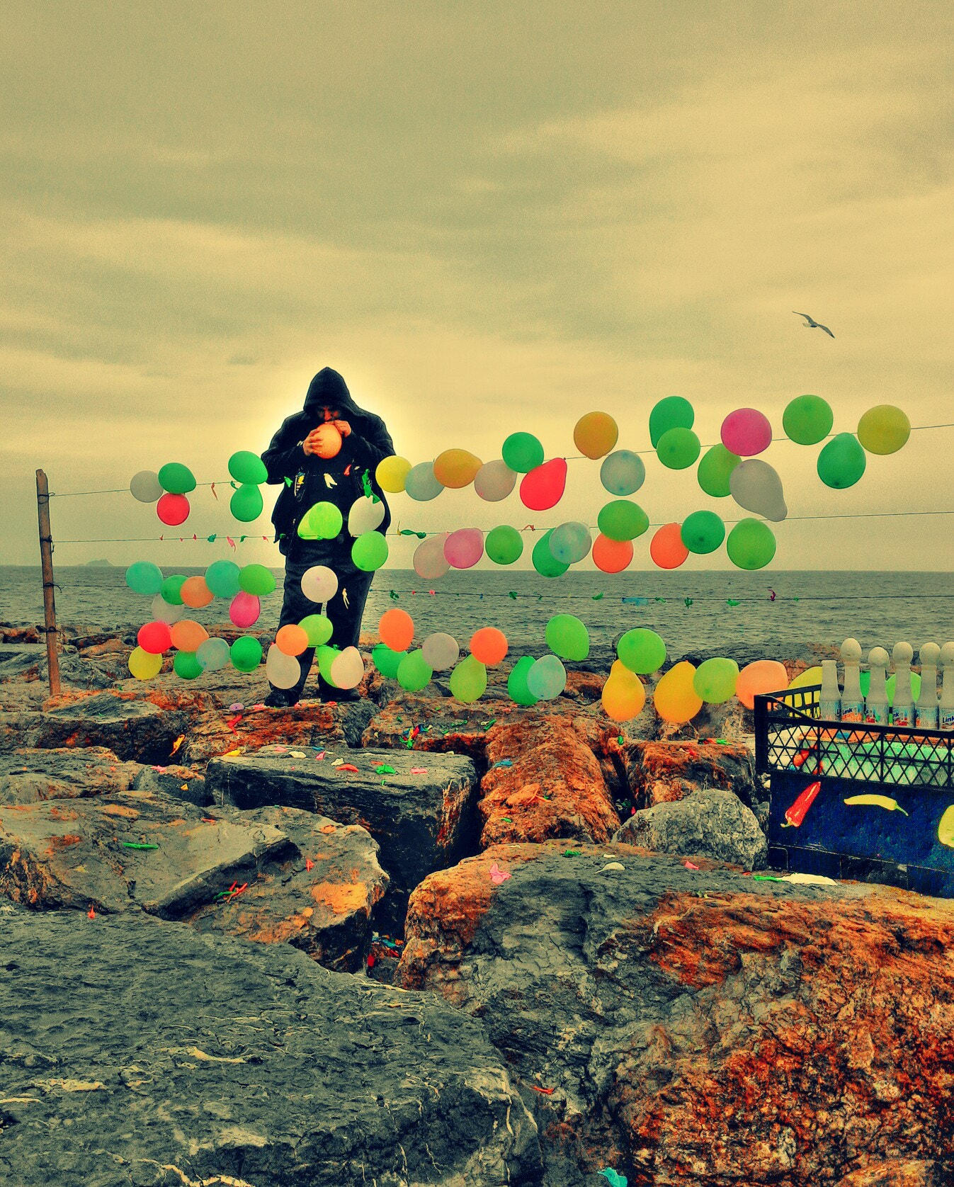ASUS Z002 sample photo. Balloons photography
