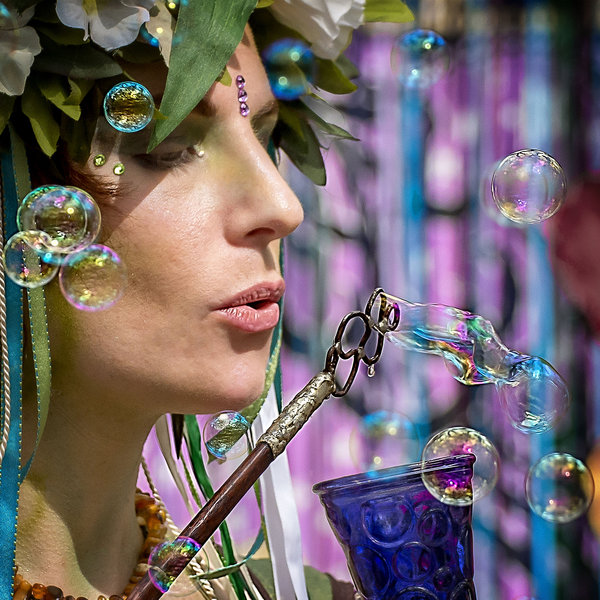 Nikon D800 sample photo. Bubble blower close up photography