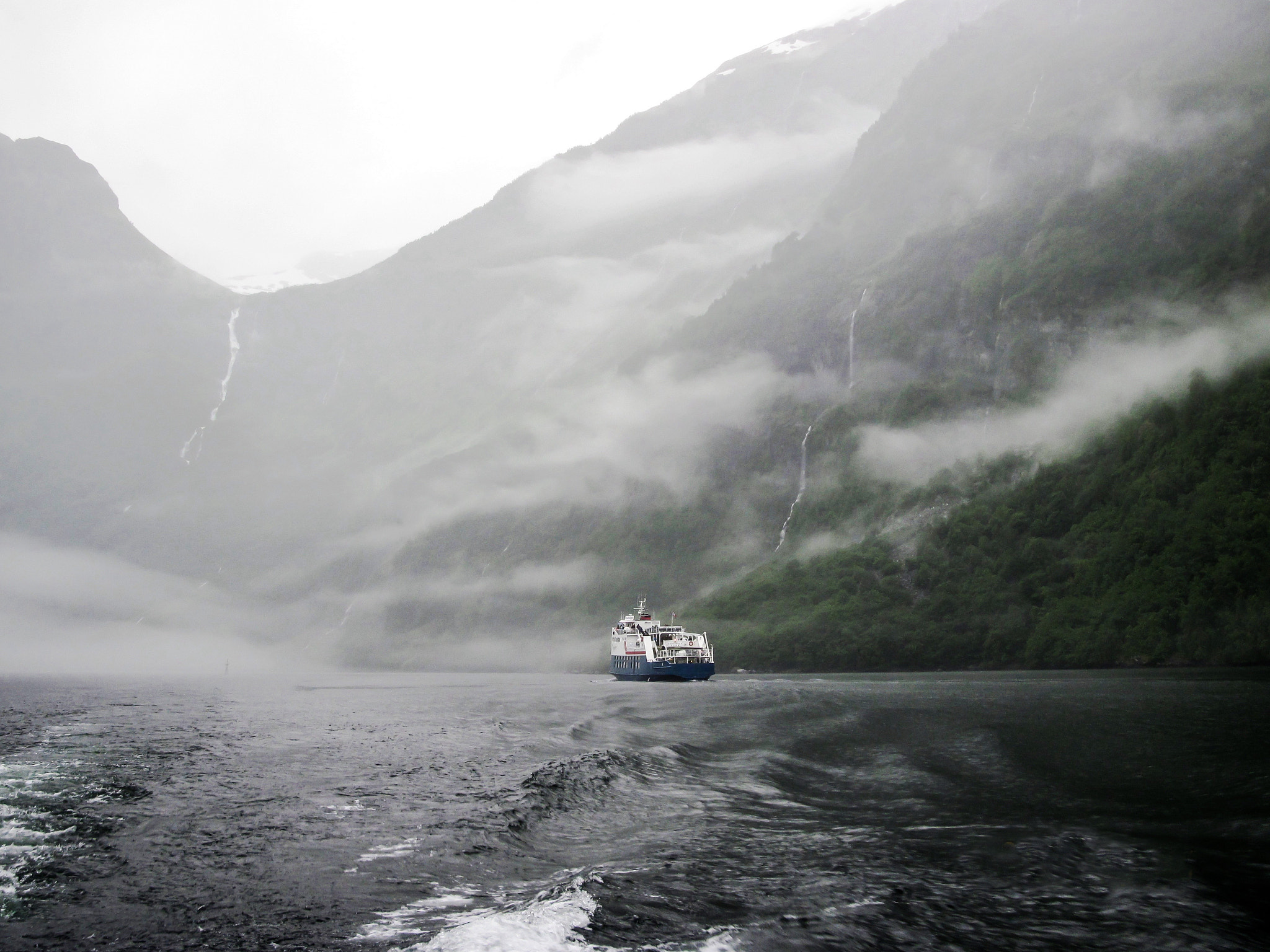 Canon PowerShot A2100 IS sample photo. Way into the fjord.norway photography