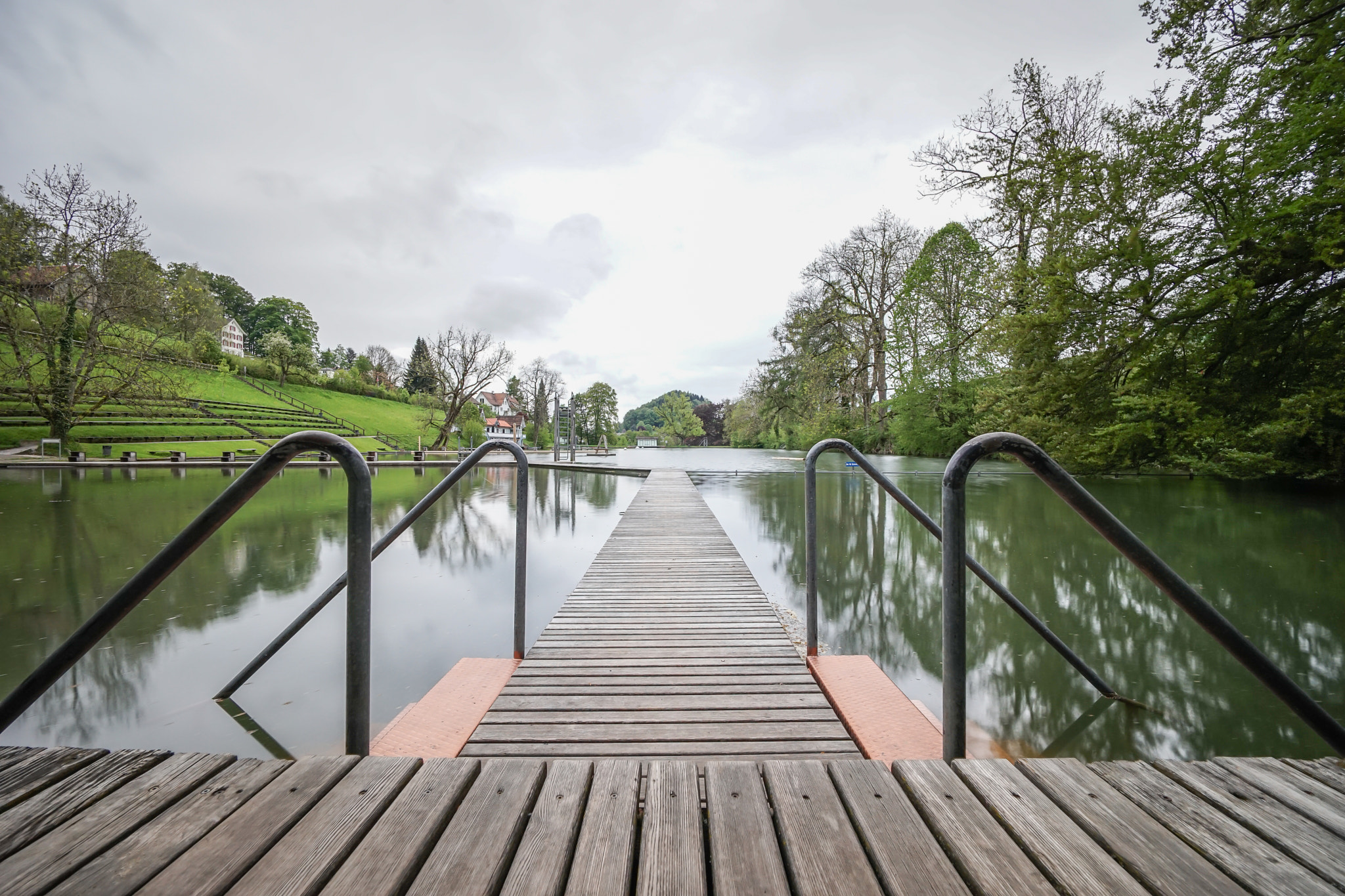 Sony a7 II + Voigtlander SUPER WIDE-HELIAR 15mm F4.5 III sample photo. Dreiweiher badeanstalt photography