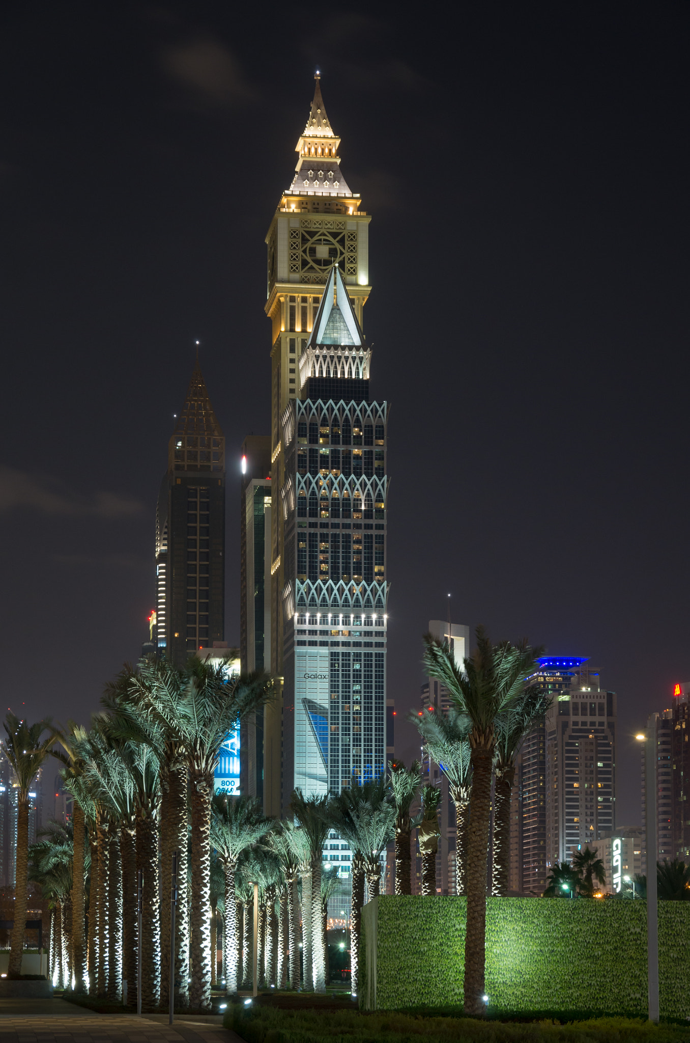 Pentax K-30 sample photo. Dubai by night photography