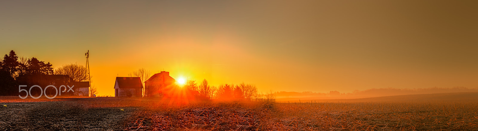 Canon EOS 5DS R sample photo. Buckley sunrise pano photography