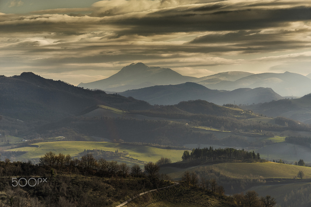 Sony a7R + Sony FE 24-240mm F3.5-6.3 OSS sample photo. View from urbino photography