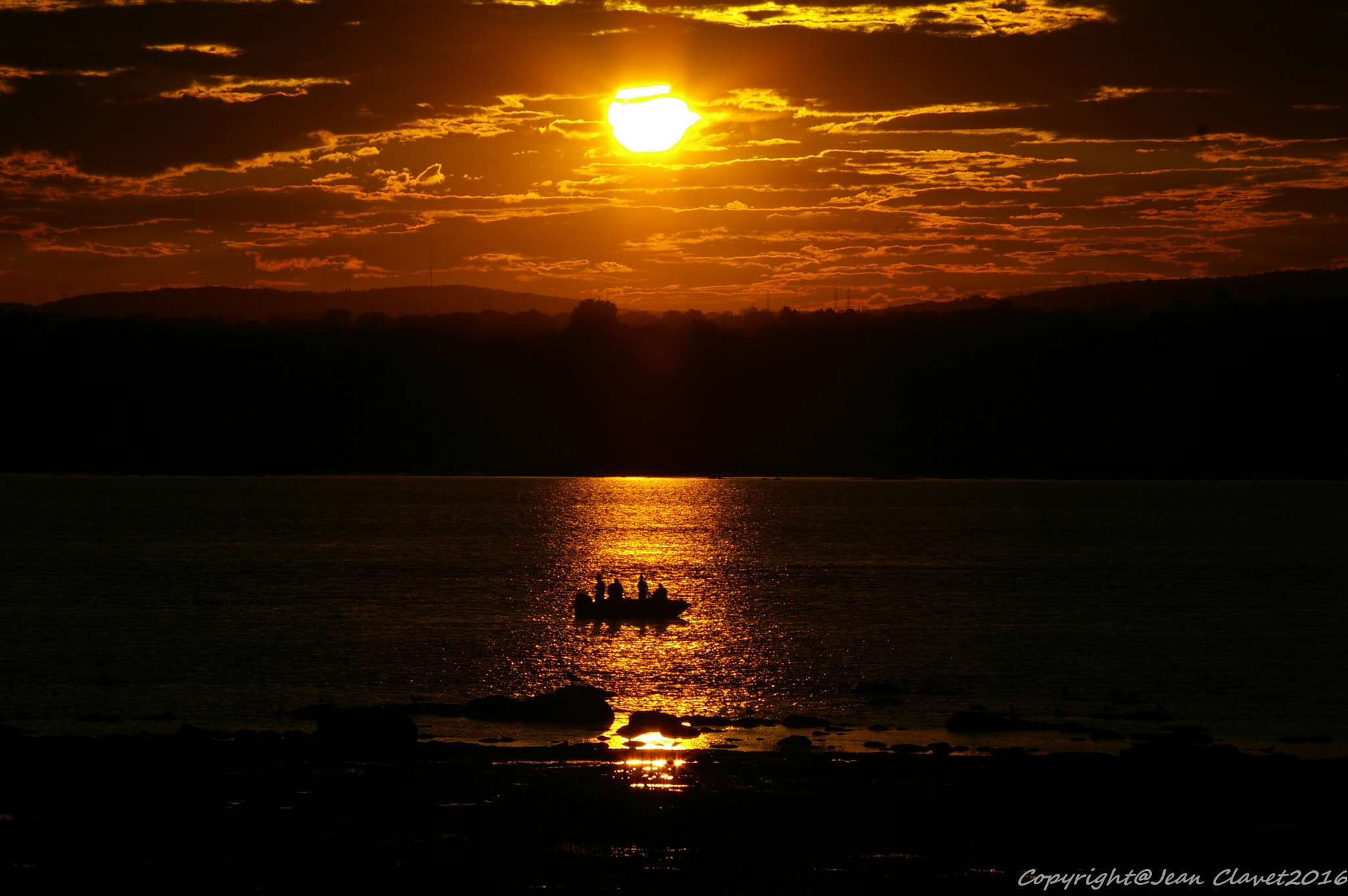 Pentax K100D sample photo. Coucher de soleil, ile d'orléans, québec, cdn photography