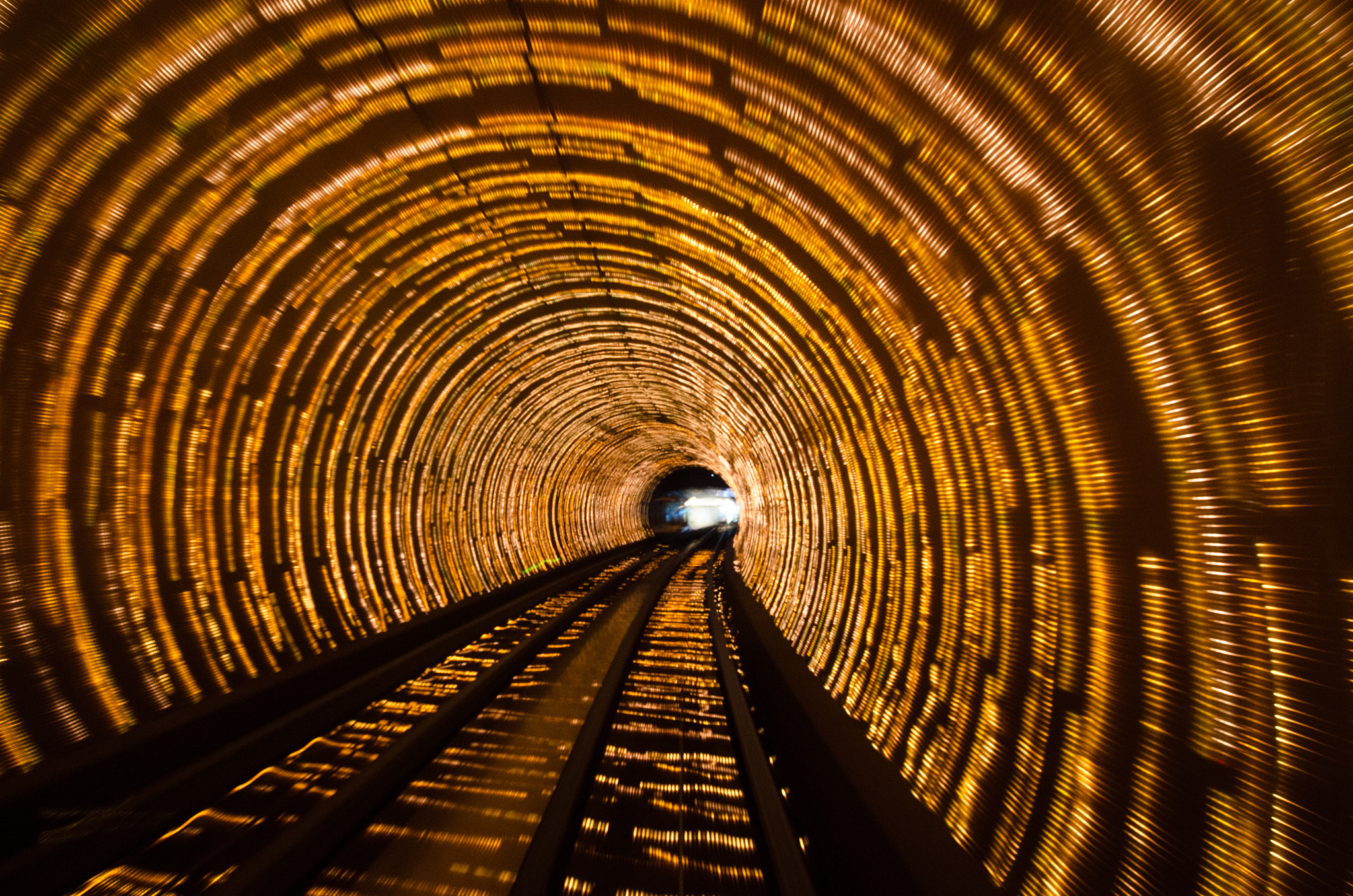 Nikon D7000 sample photo. Abstract tunnel photography