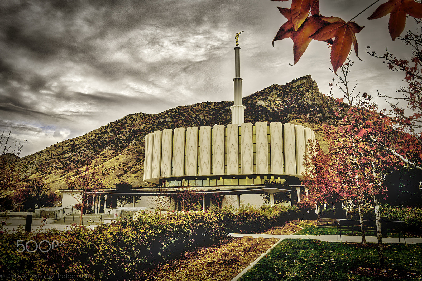 Sony a7R II + Canon EF 16-35mm F2.8L II USM sample photo. Provo utah temple (rock canyon) photography